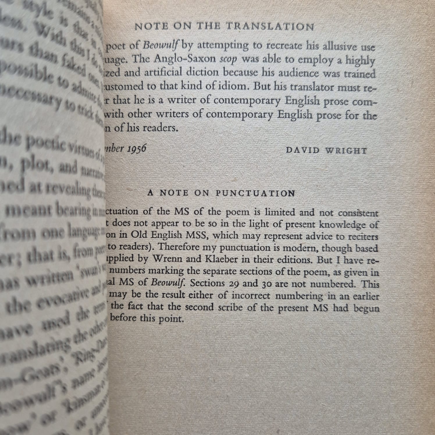 'Beowulf' translated by David Wright