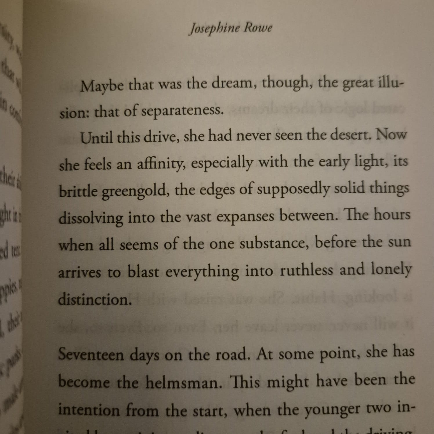 'Little World' by Josephine Rowe