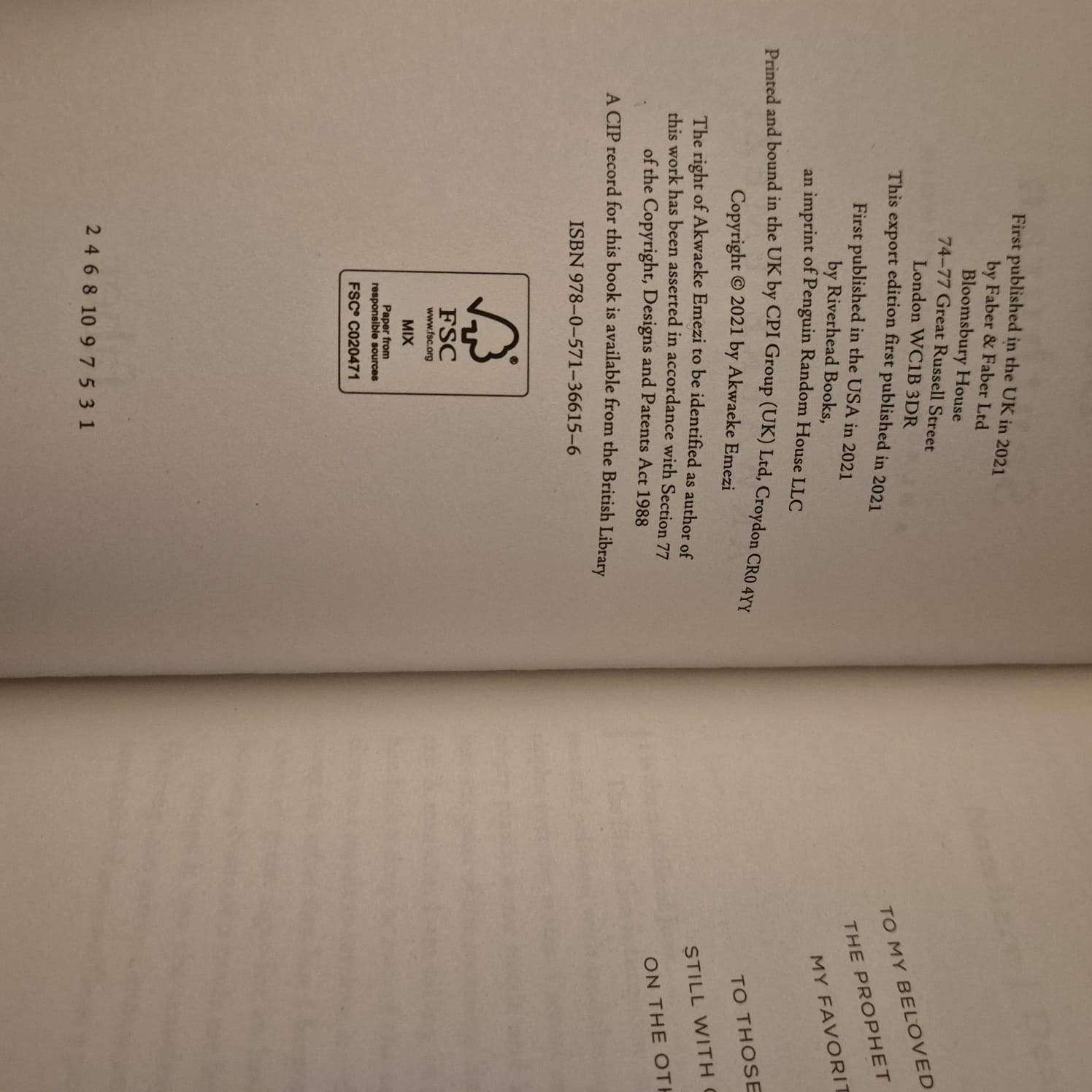 'Dear Senthuran: A Black Spirit Memoir' by Akwaeke Emezi