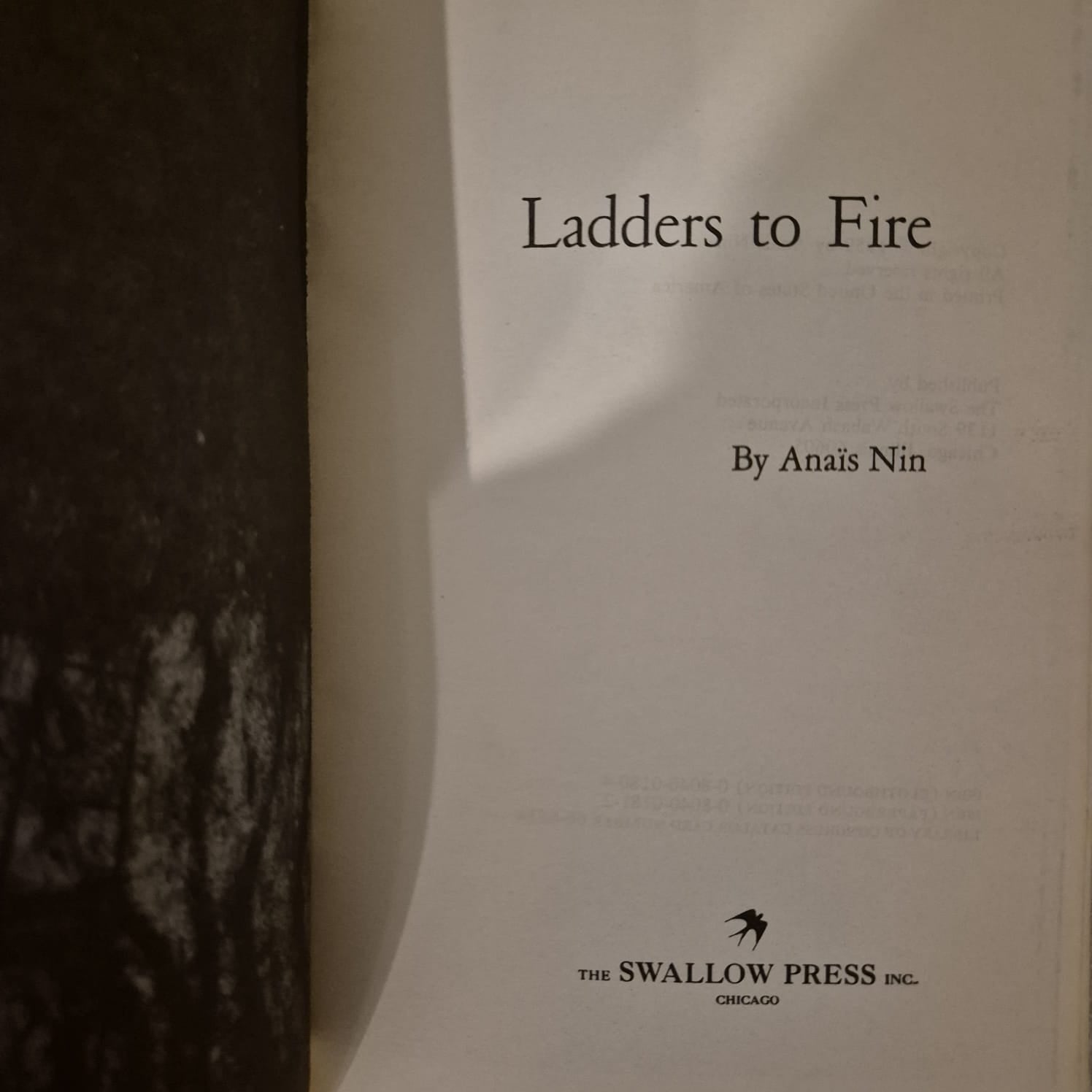 'Ladders to Fire' by Anaïs Nin