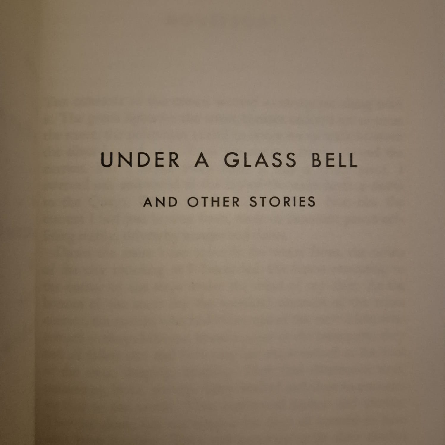 'Under a Glass Bell' by Anaïs Nin