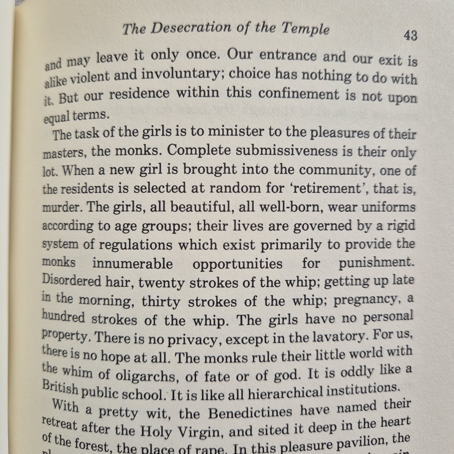 'The Sadeian Woman and the Ideology of Pornography' by Angela Carter