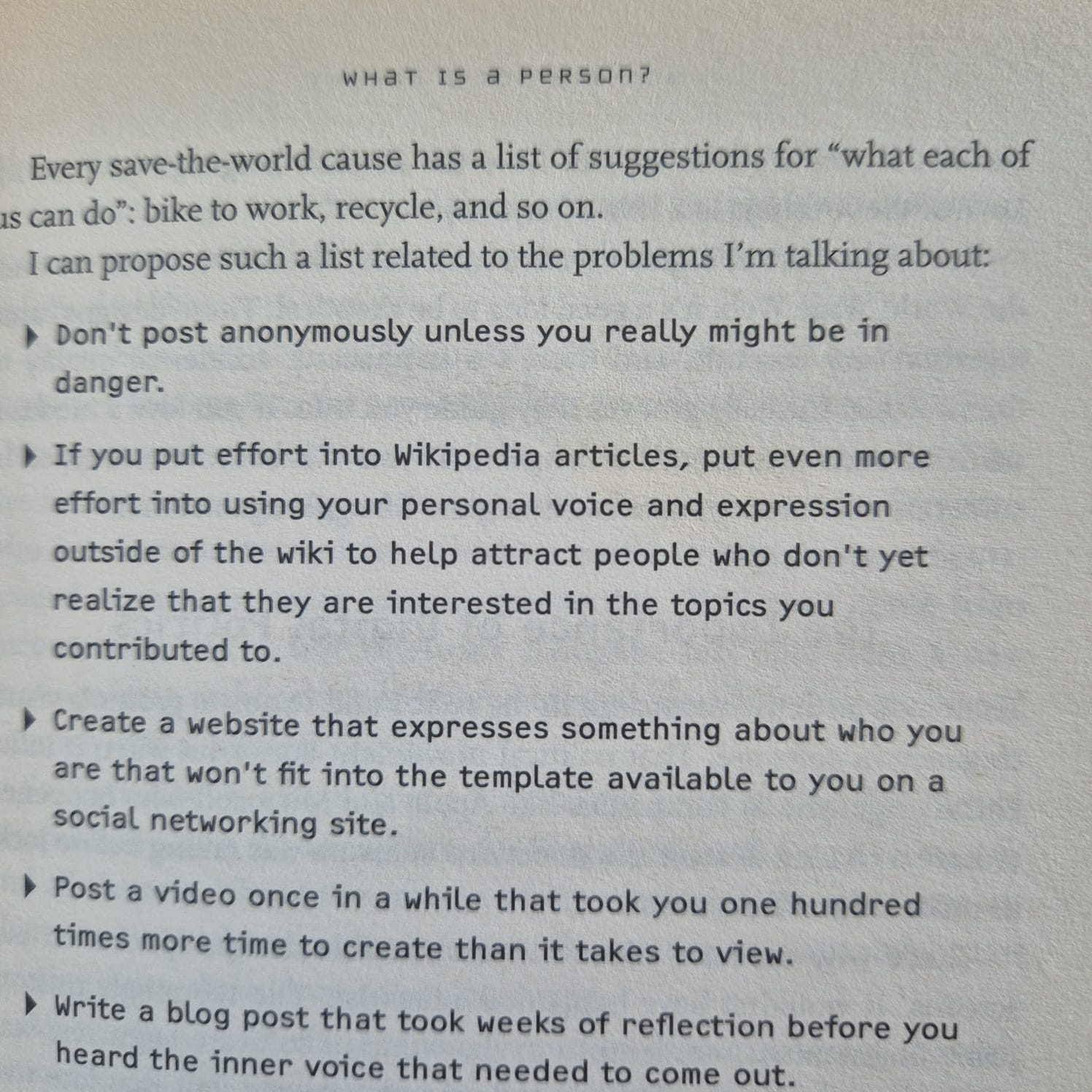 'You Are Not a Gadget: A Manifesto' by Jaron Lanier