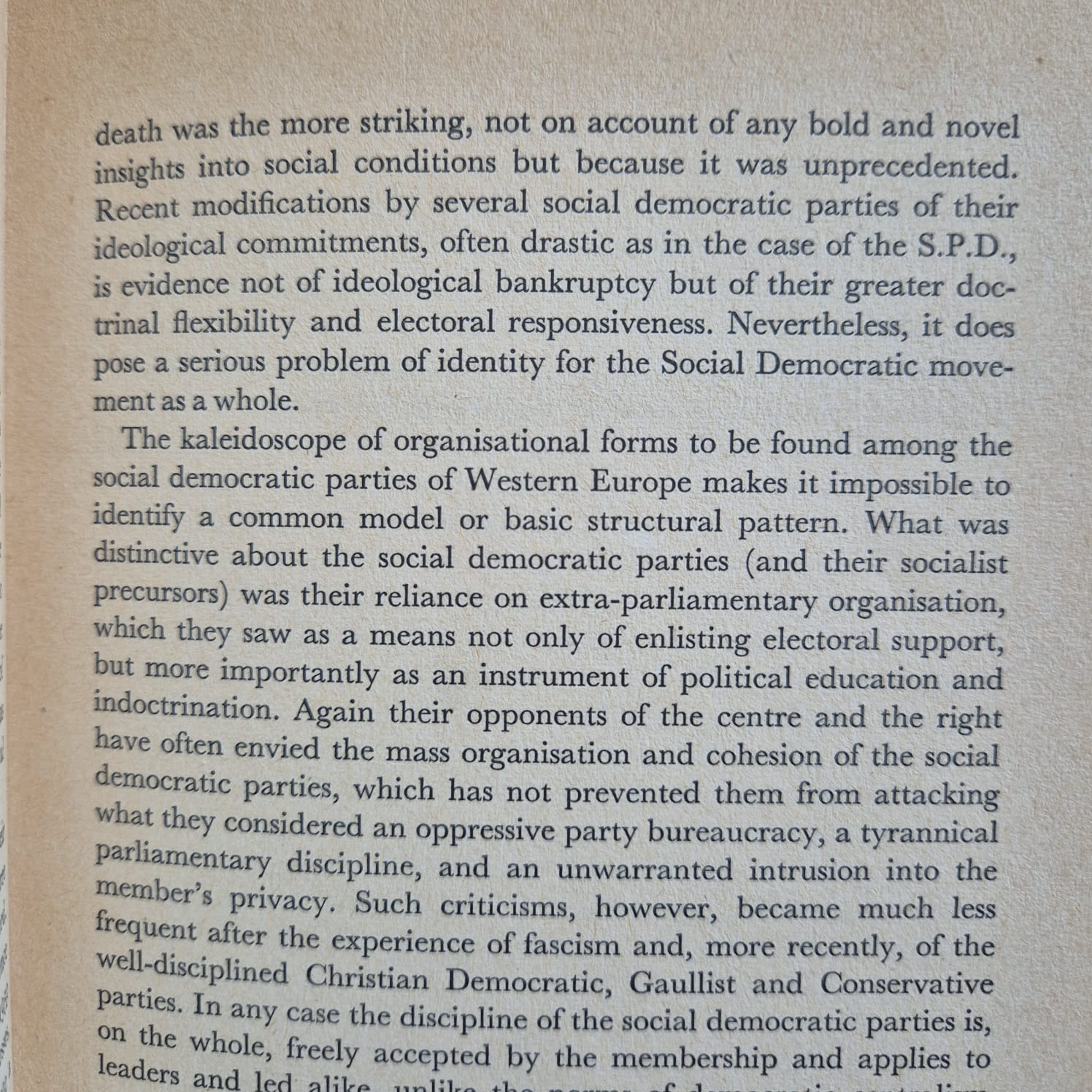 'Social Democracy in Post-War Europe' by William E. Paterson & Ian Campbell