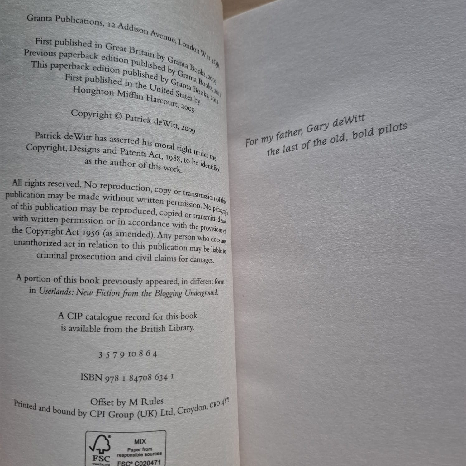 'Ablutions' by Patrick deWitt