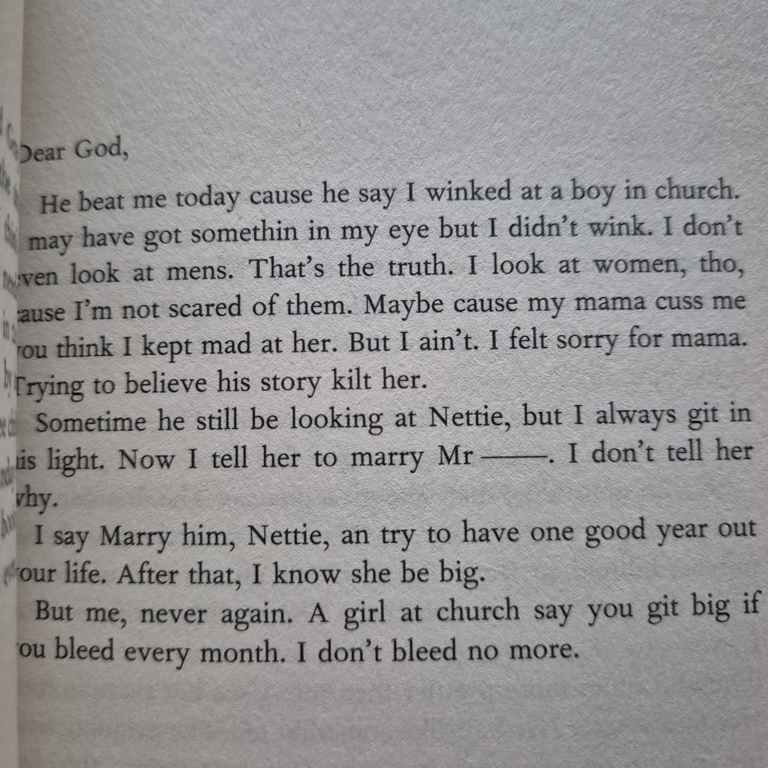 'The Color Purple' by Alice Walker