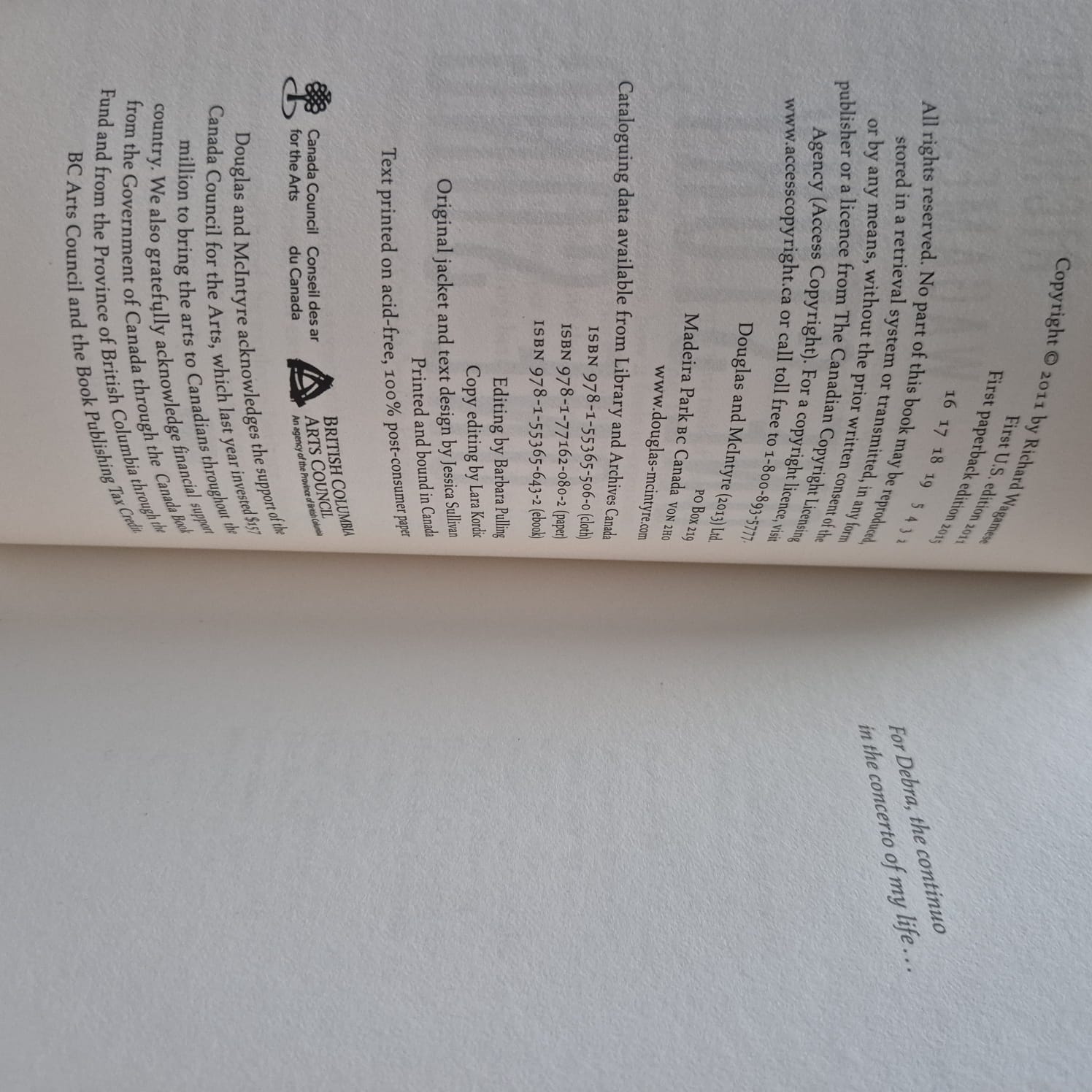 'One Story, One Song' by Richard Wagamese