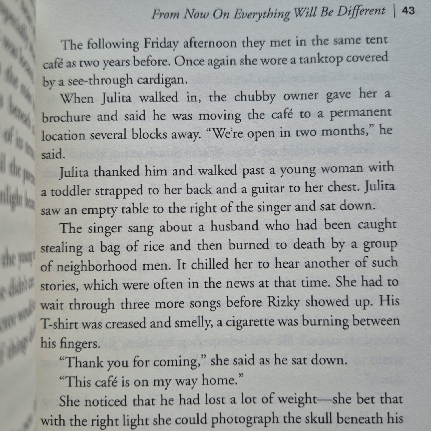 'From Now On Everything Will Be Different' by Eliza Vitri Handayani