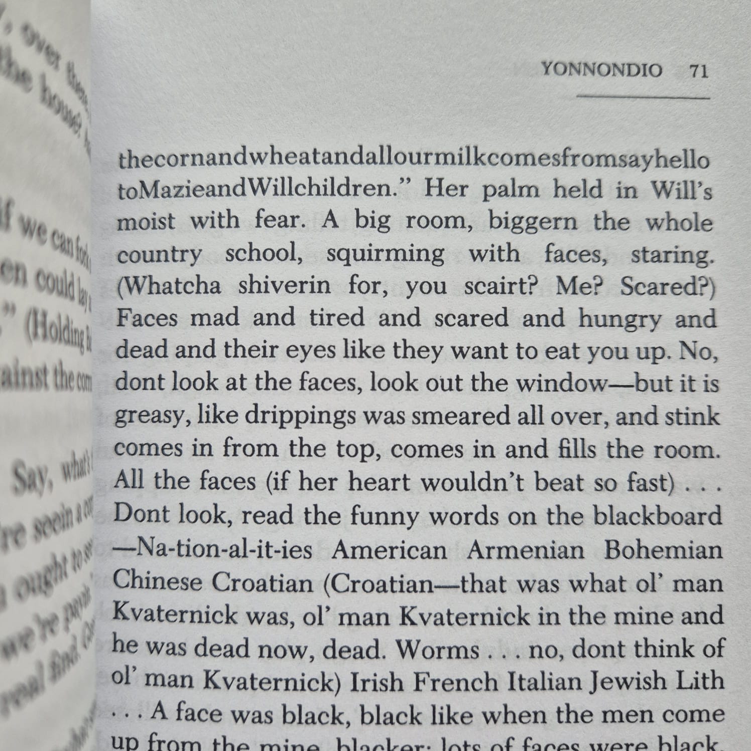 'Yonnondio: From the Thirties' by Tillie Olsen