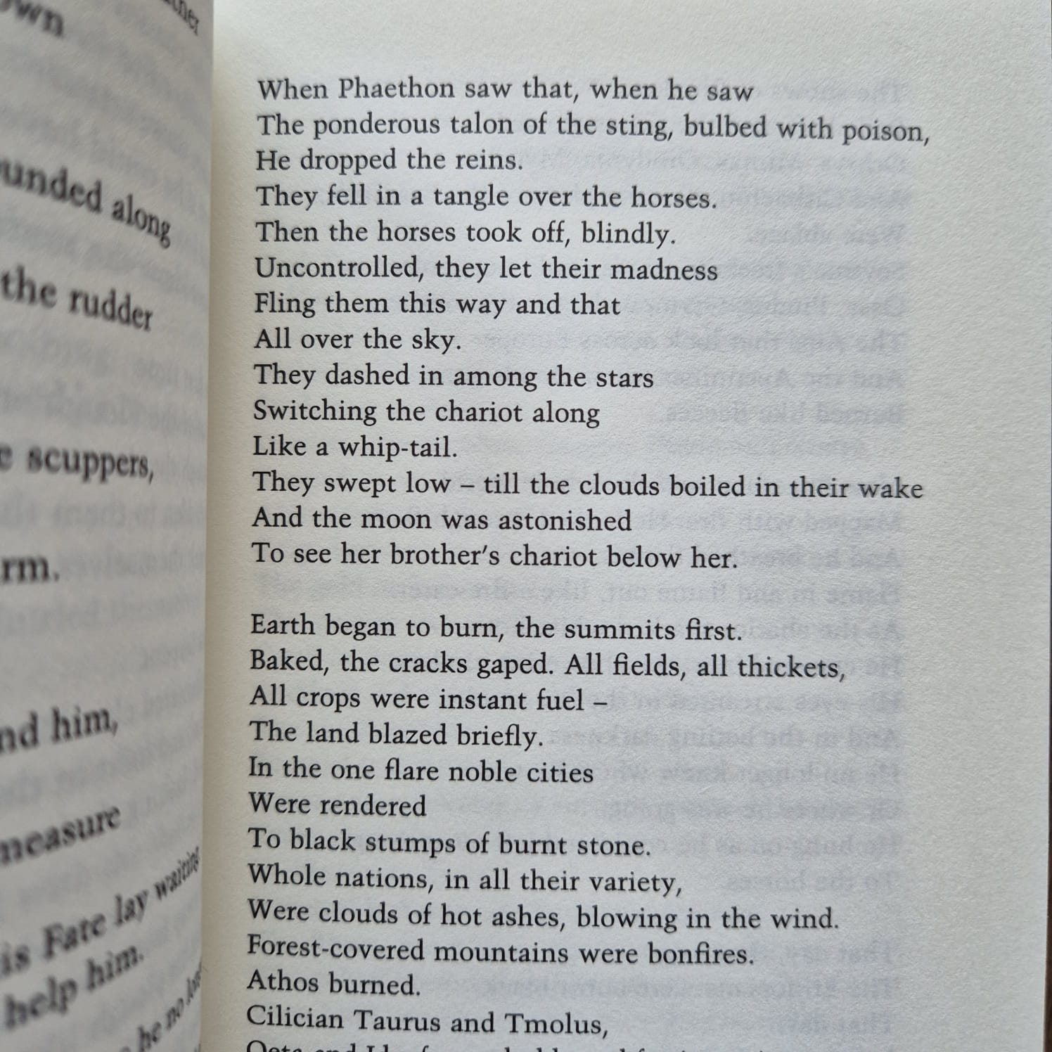 'Tales from Ovid' by Ted Hughes