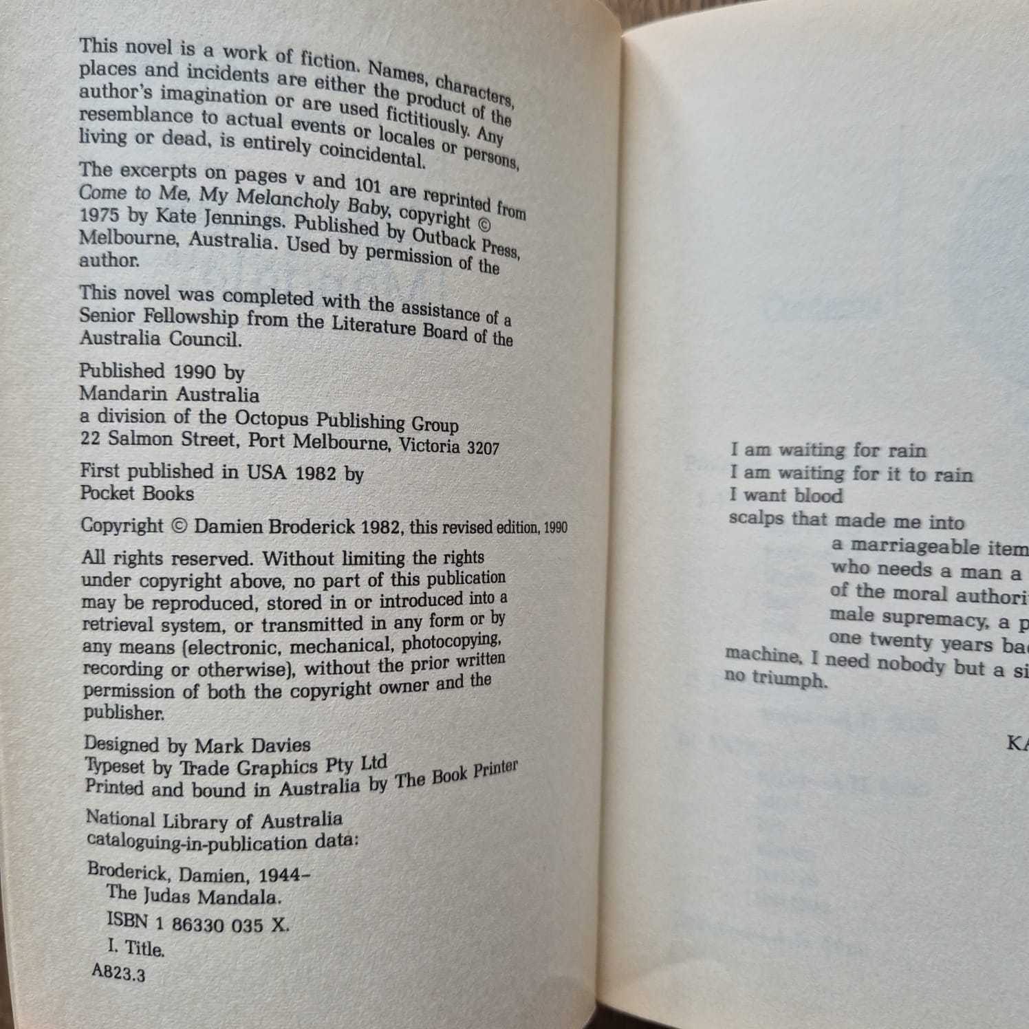 'The Judas Mandala' by Damien Broderick