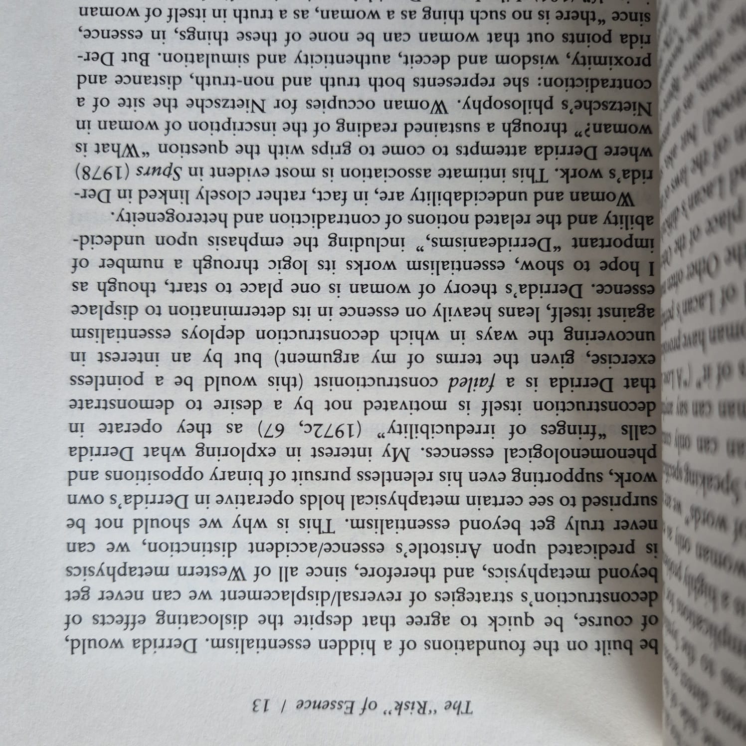'Essentially Speaking: Feminism, Nature & Difference' by Diana Fuss