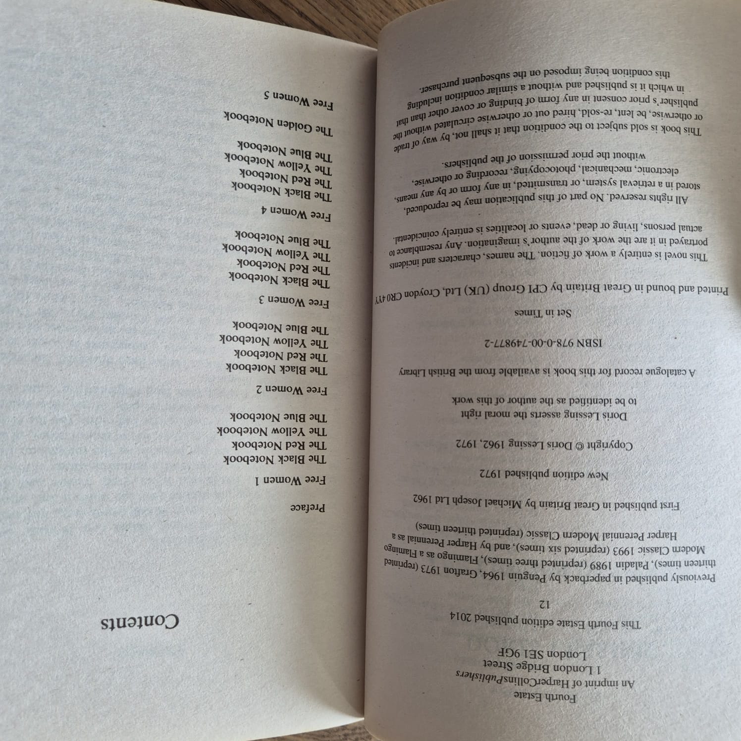 'The Golden Notebook' by Doris Lessing