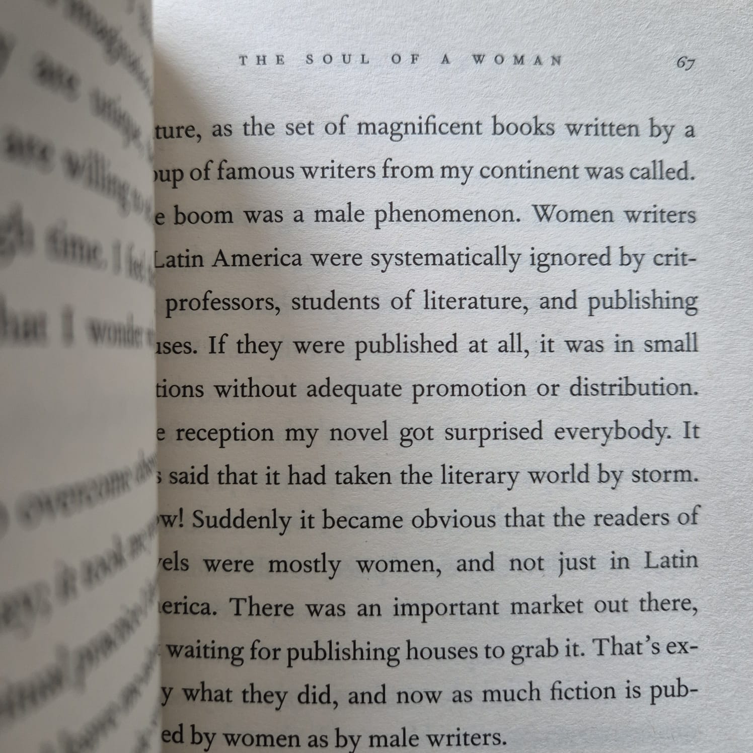 'The Soul of a Woman' by Isabel Allende