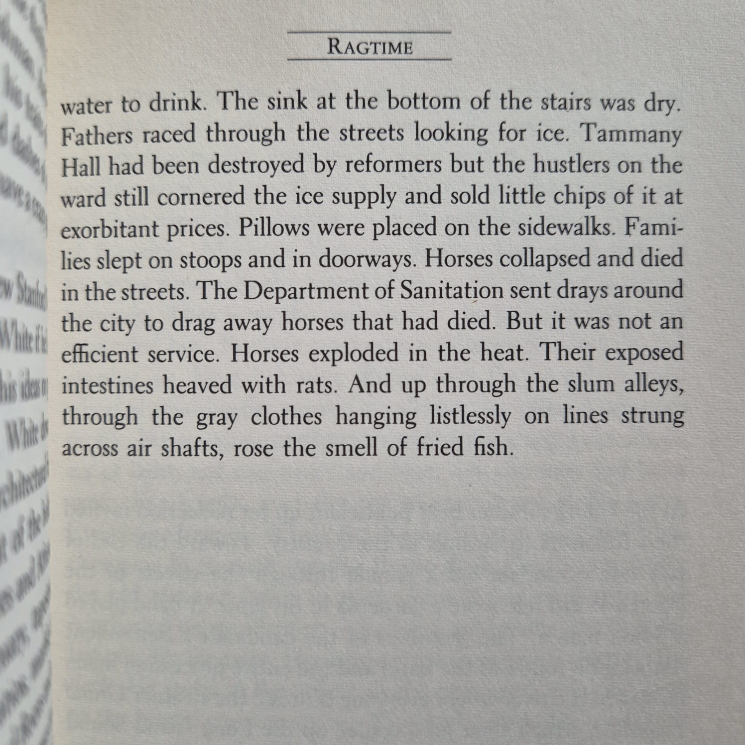 'Ragtime' by E. L. Doctorow