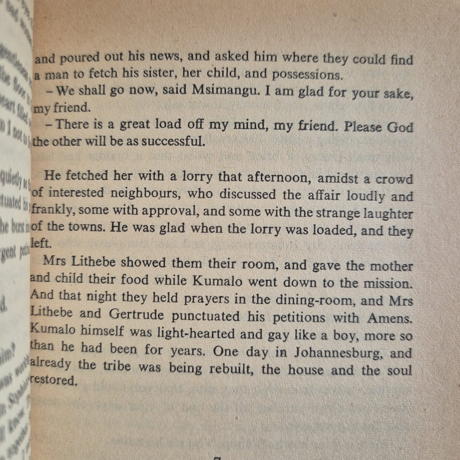 'Cry, the Beloved Country' by Alan Paton