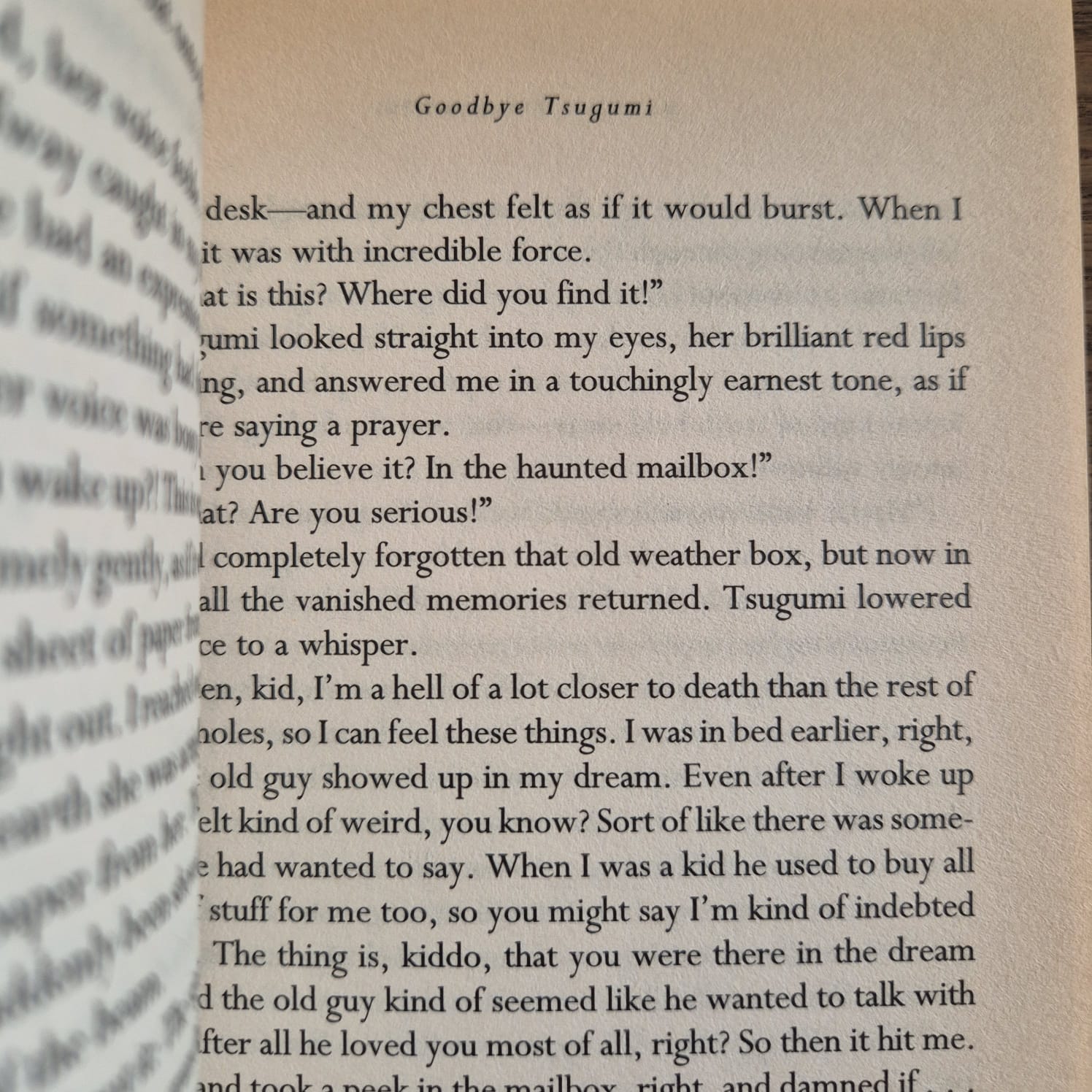 'Goodbye Tsugumi' by Banana Yoshimoto