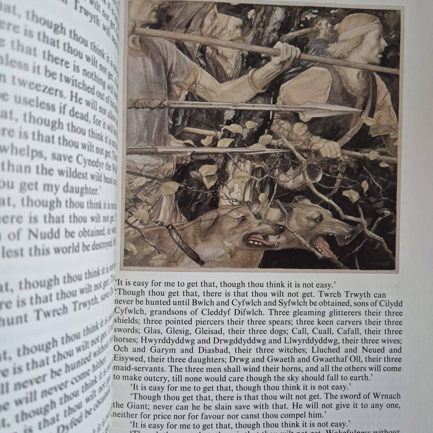 'The Mabinogion' translated by Gwyn & Thomas Jones, illustrated by Alan Lee