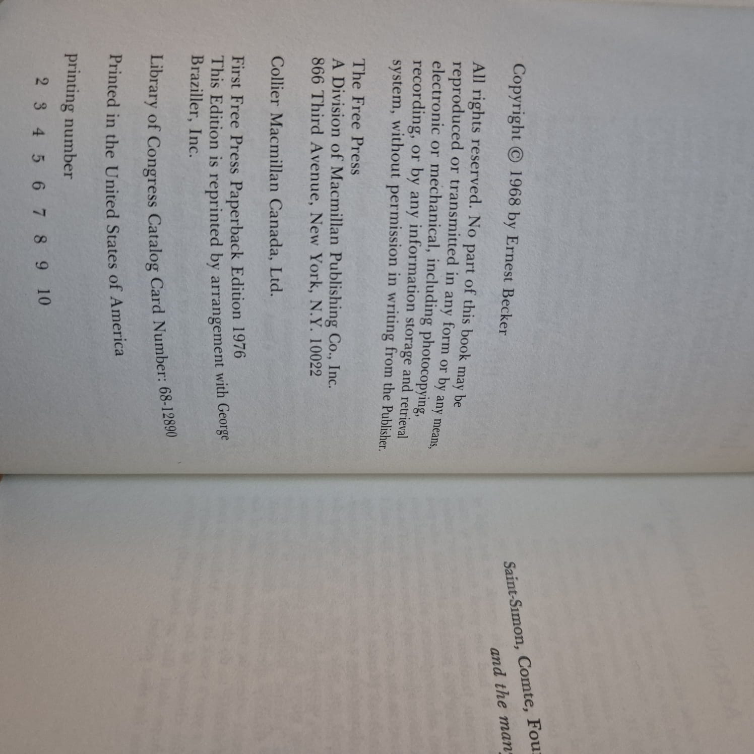 'The Structure of Evil' by Ernest Becker