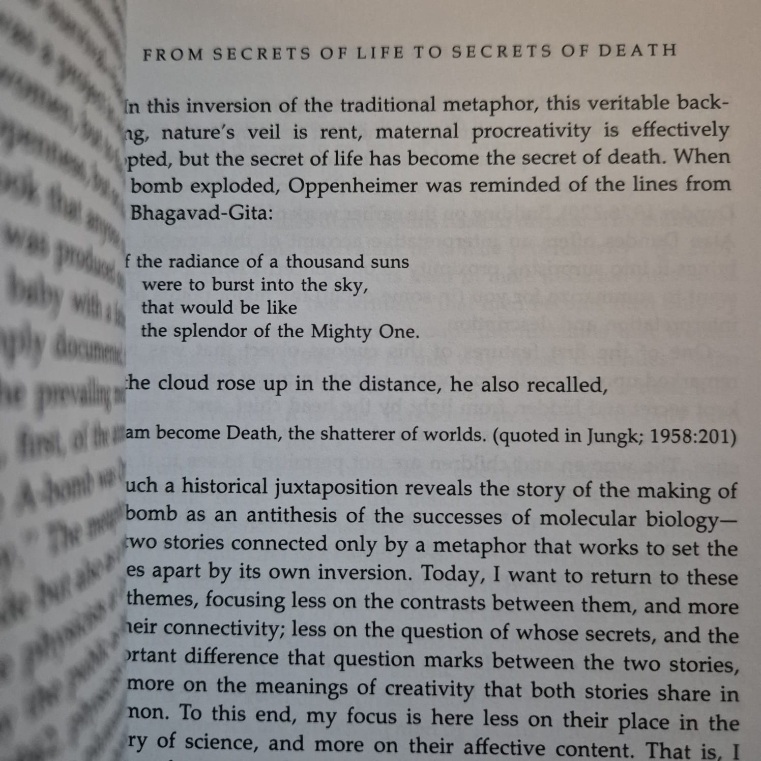 'Secrets of Life, Secrets of Death: Essays on Language, Gender and Science' by Evelyn Fox Keller
