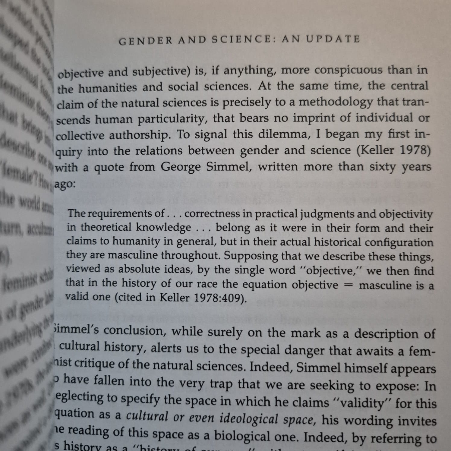'Secrets of Life, Secrets of Death: Essays on Language, Gender and Science' by Evelyn Fox Keller