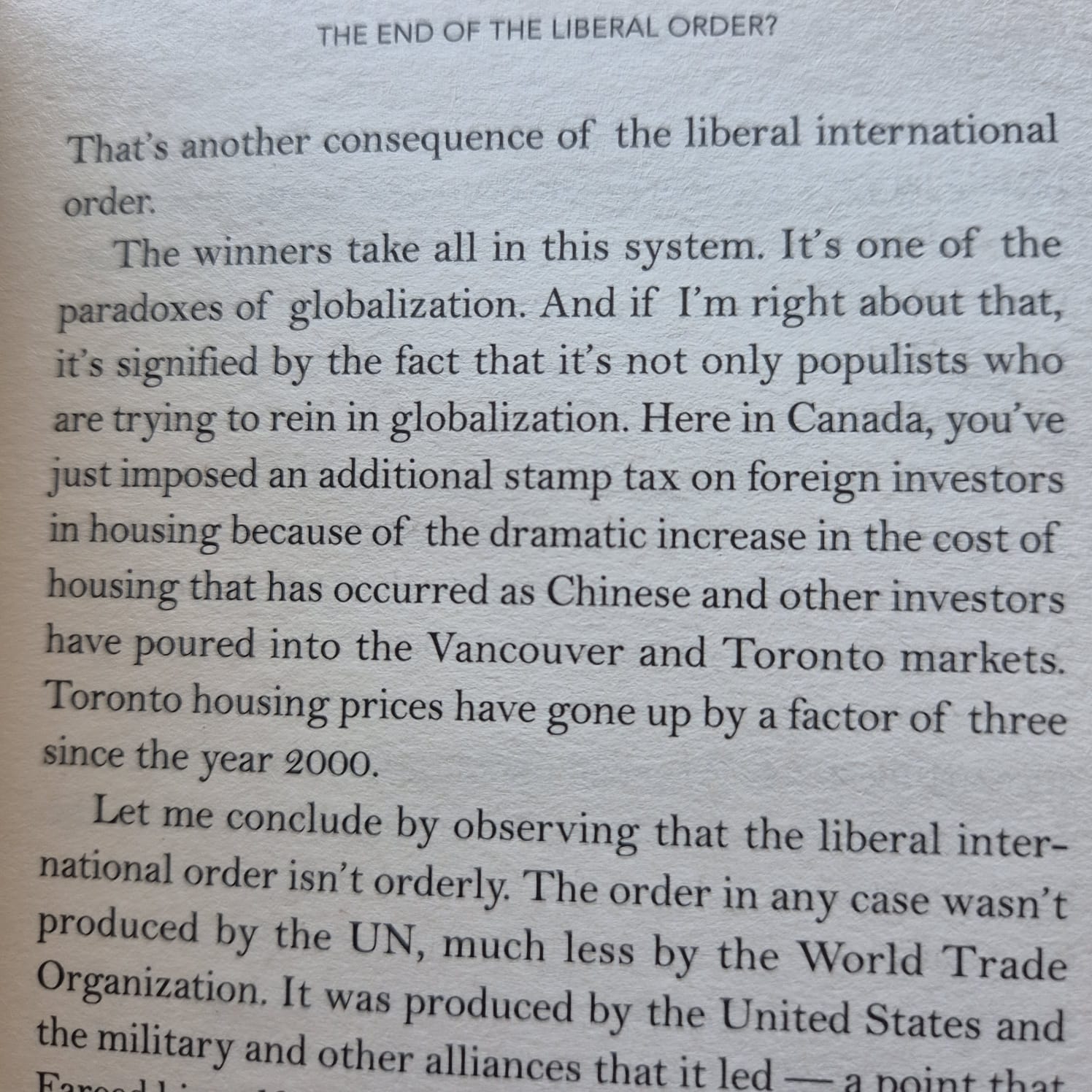 'The End of the Liberal Order?' by Niall Ferguson and Fareed Zakaria