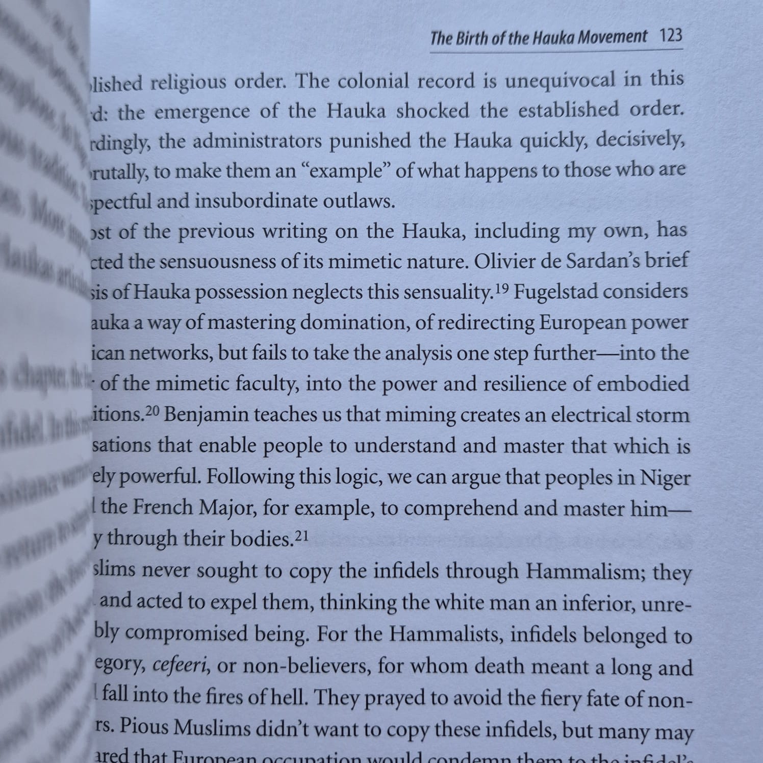 'Embodying Colonial Memories: Spirit Possession, Power, and the Hauka in West Africa' by Paul Stoller