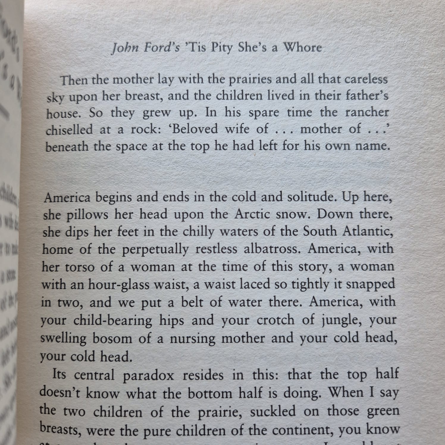 'American Ghosts & Old World Wonders' by Angela Carter