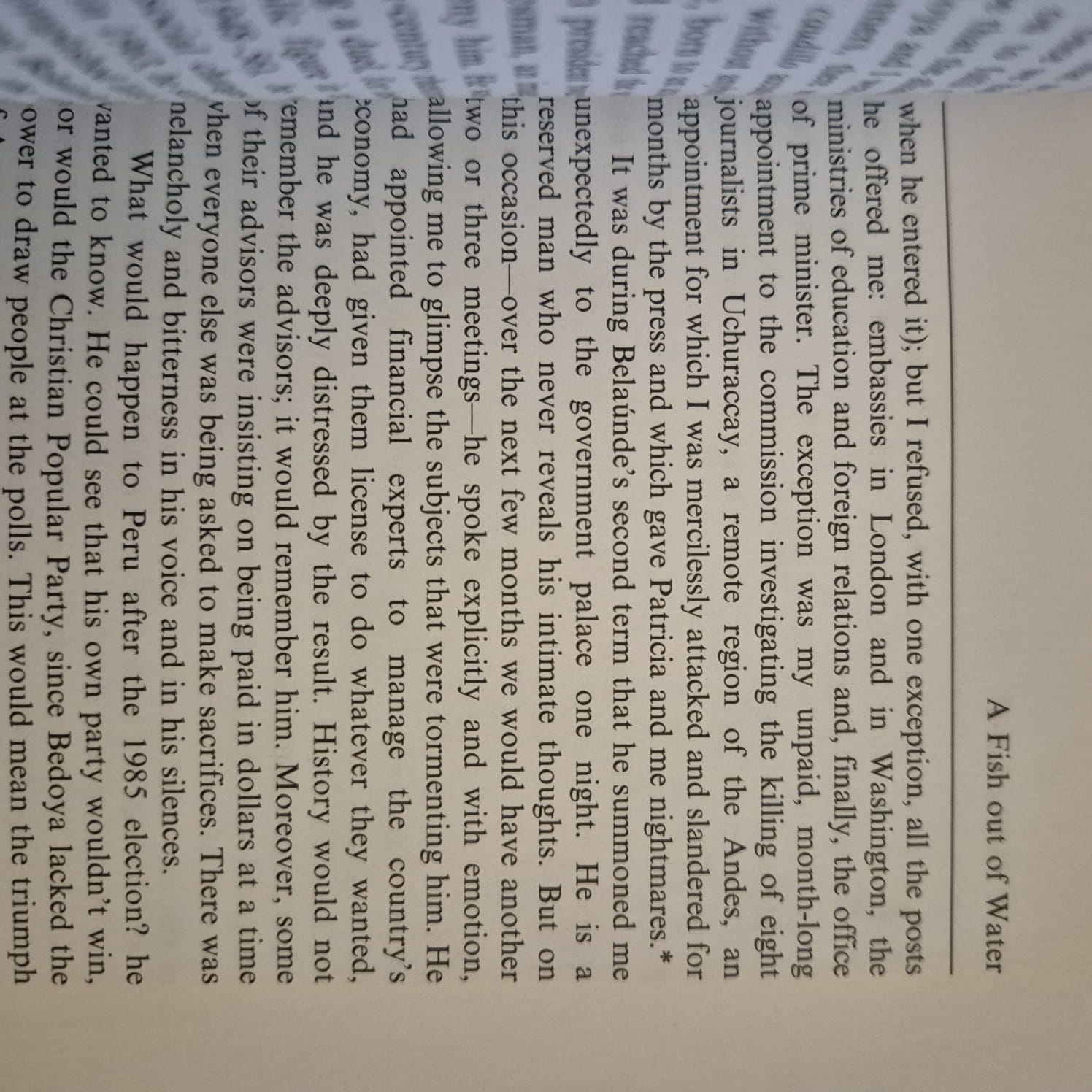 'Granta 36: Vargas Llosa for President' by Mario Vargas Llosa and contributors