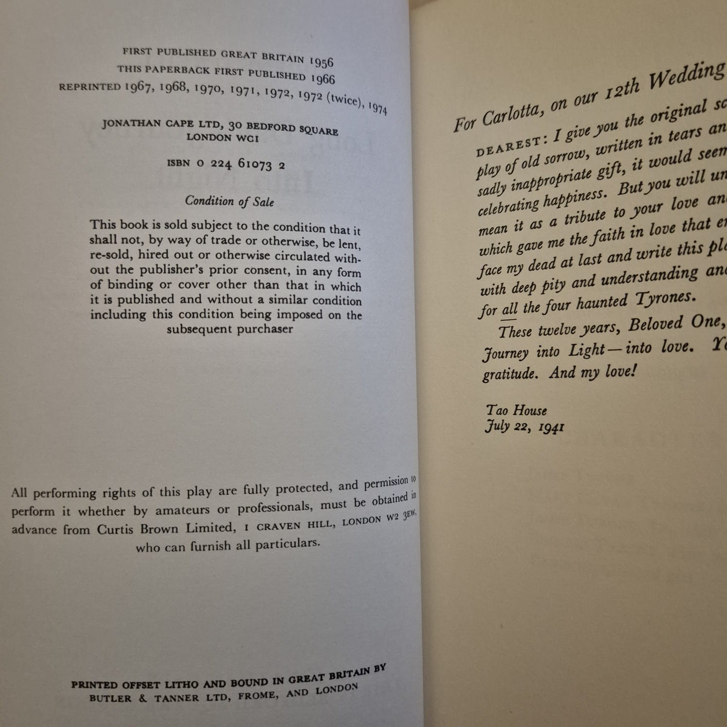 'Long Day’s Journey into Night' by Eugene O’Neill
