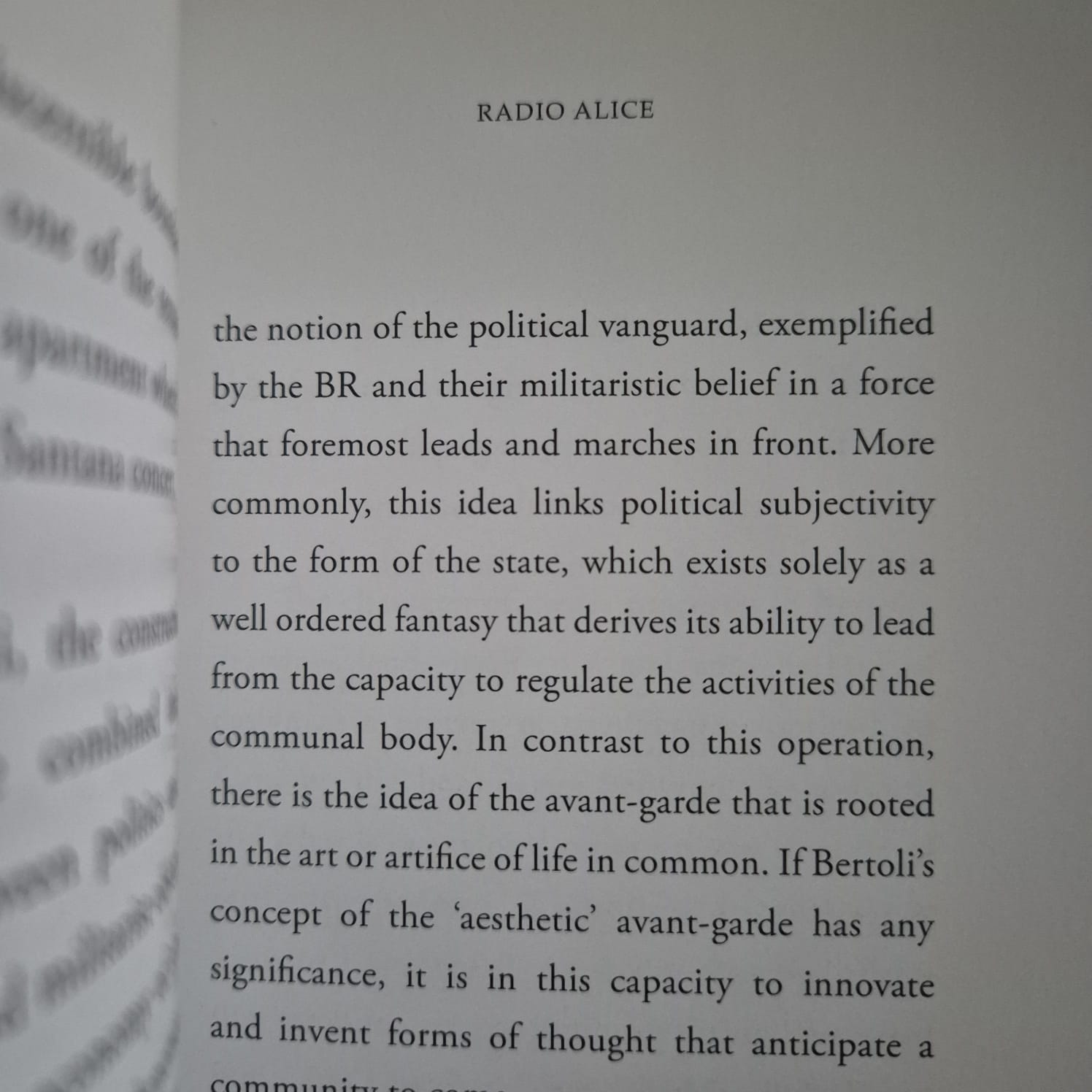 'Radio Alice' curated by Nik Papas
