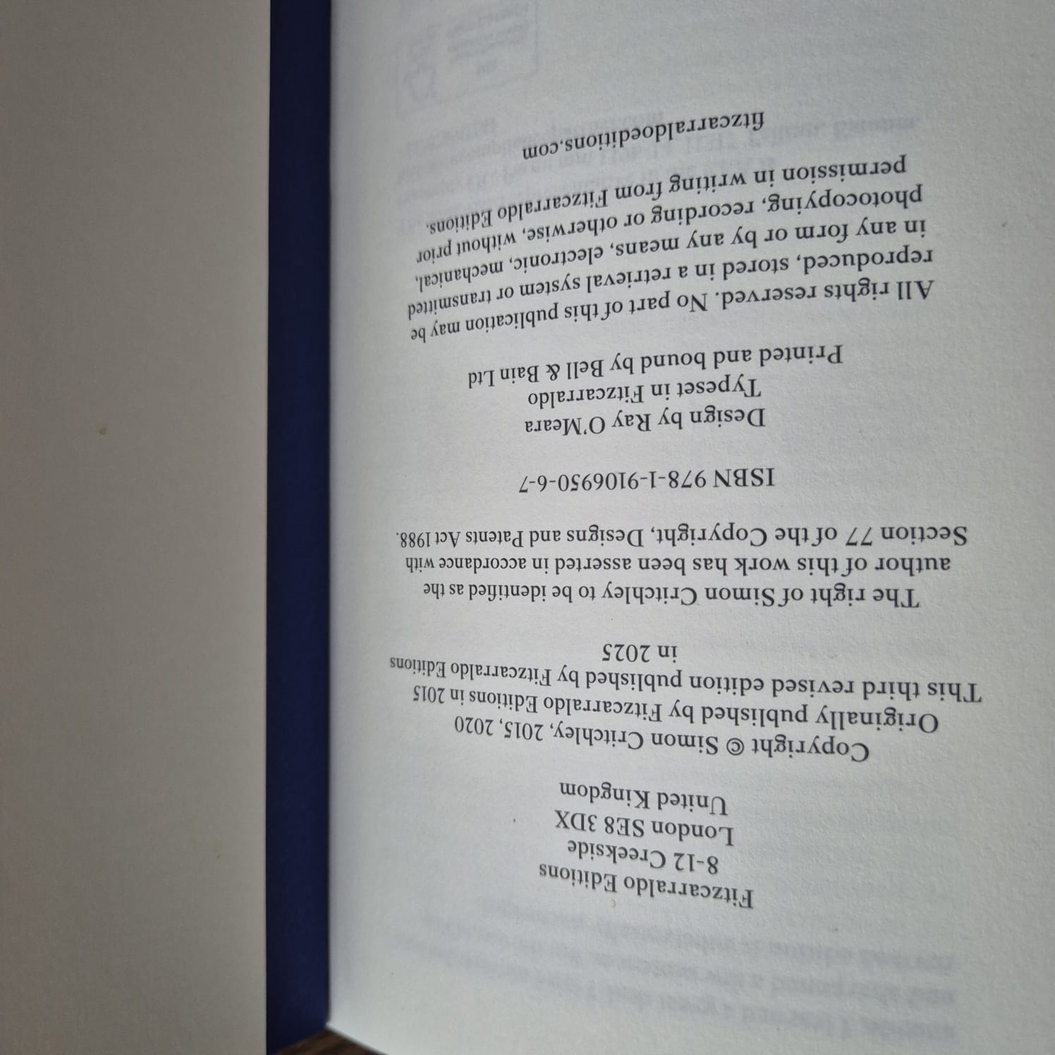 'Notes on Suicide' by Simon Critchley