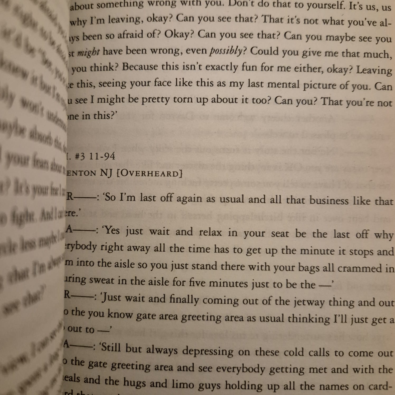 'Brief Interviews with Hideous Men' by David Foster Wallace