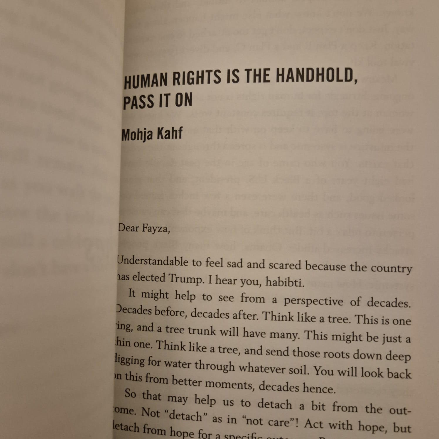 'Radical Hope: Letters of Love and Dissent in Dangerous Times' edited by Carolina De Robertis