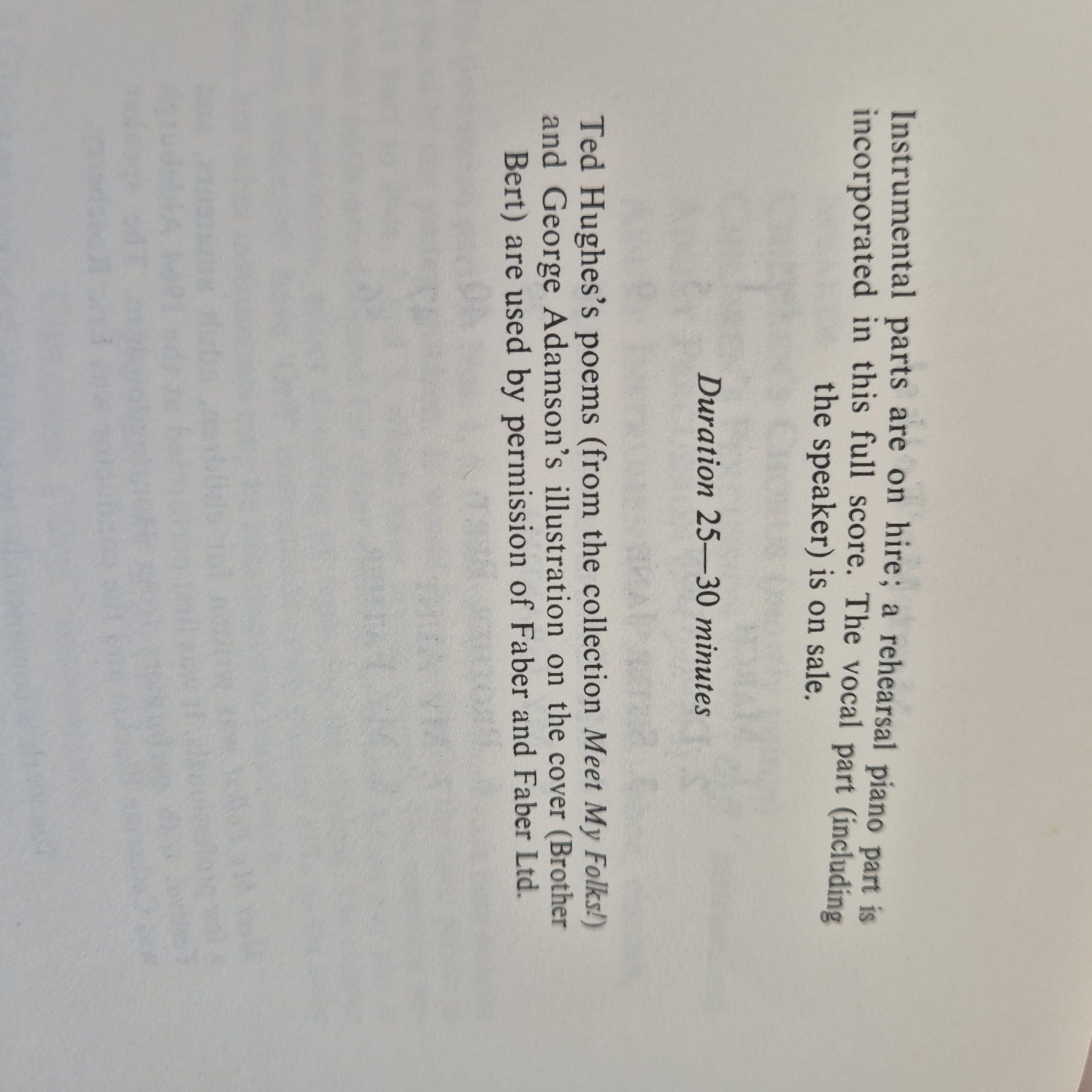 'Meet My Folks!' by  Gordon Crosse & Ted Hughes