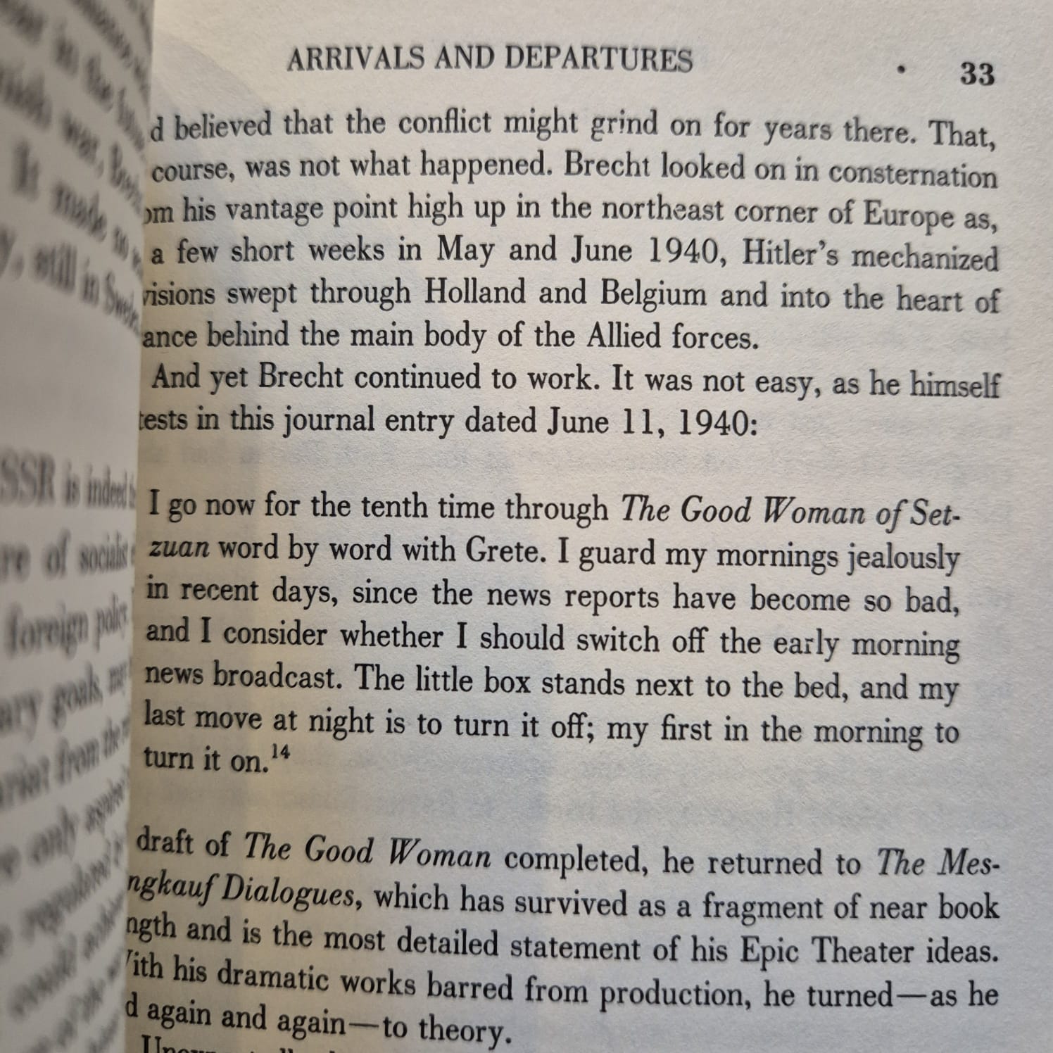 'Brecht in Exile' by Bruce Cook