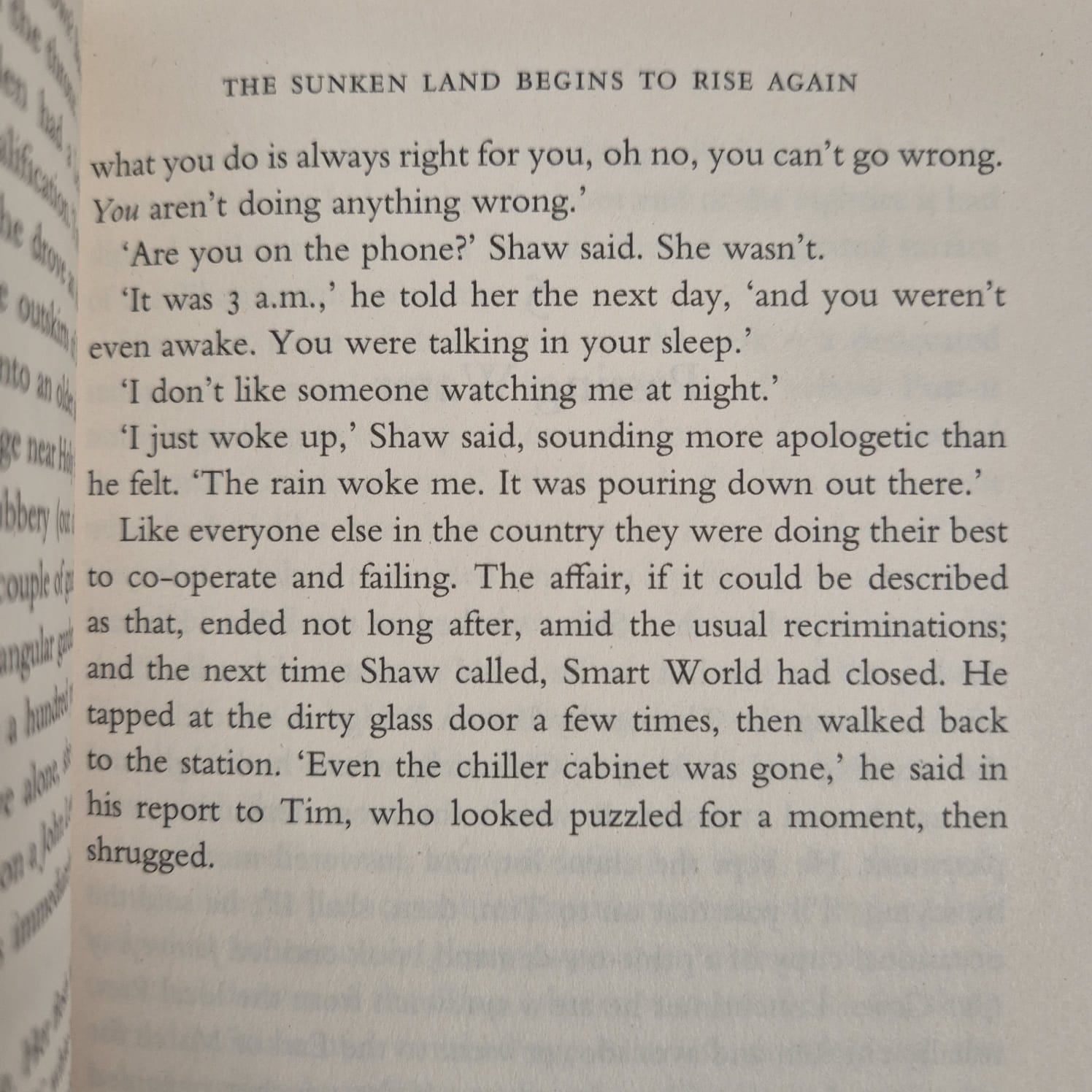 'The Sunken Land Begins to Rise Again' by M. John Harrison