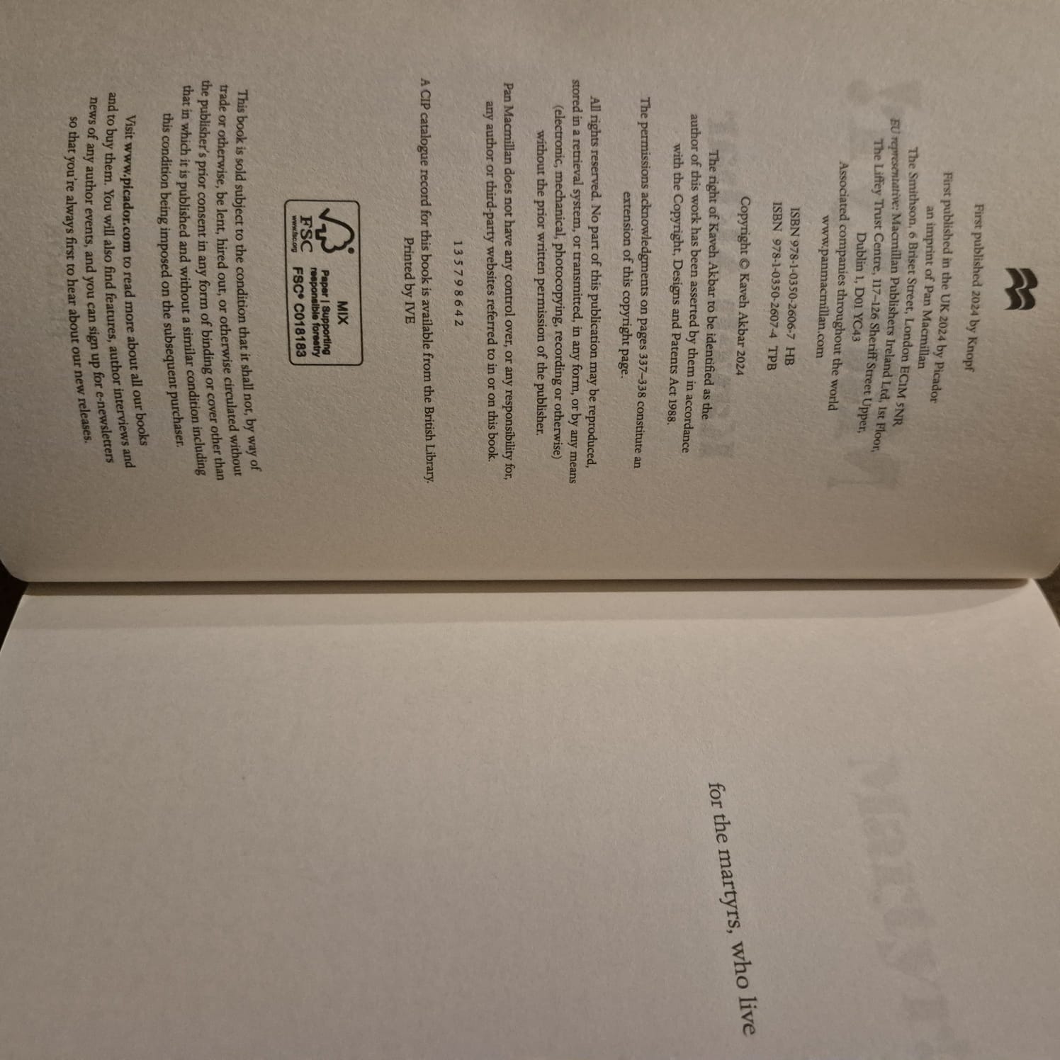 'Martyr!' by Kaveh Akbar