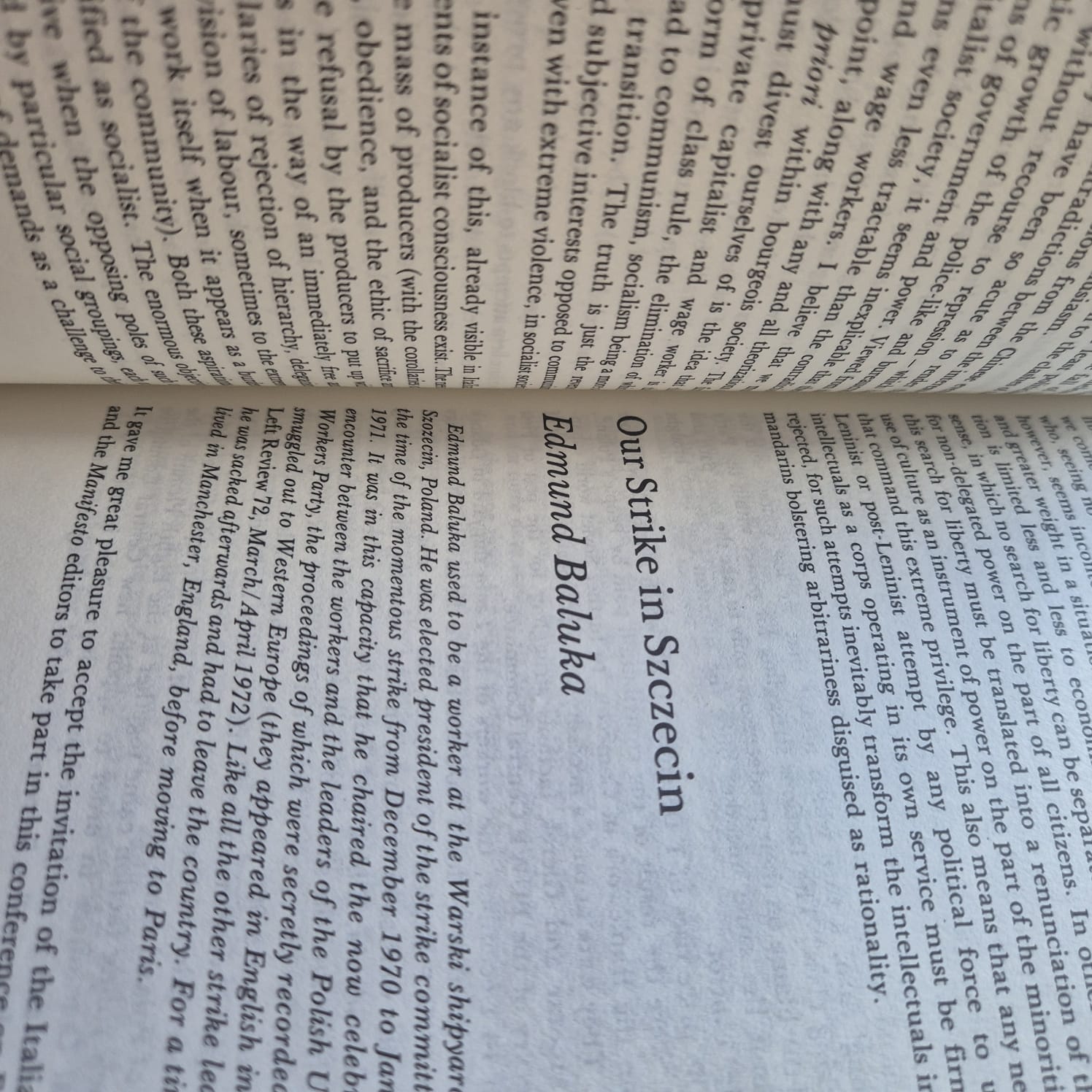 'Power & Opposition in Post-Revolutionary Societies' edited by Il Manifesto Conference