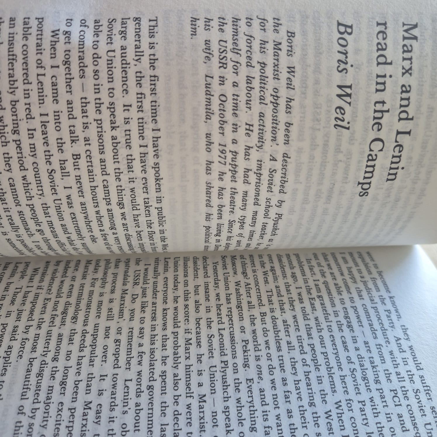 'Power & Opposition in Post-Revolutionary Societies' edited by Il Manifesto Conference