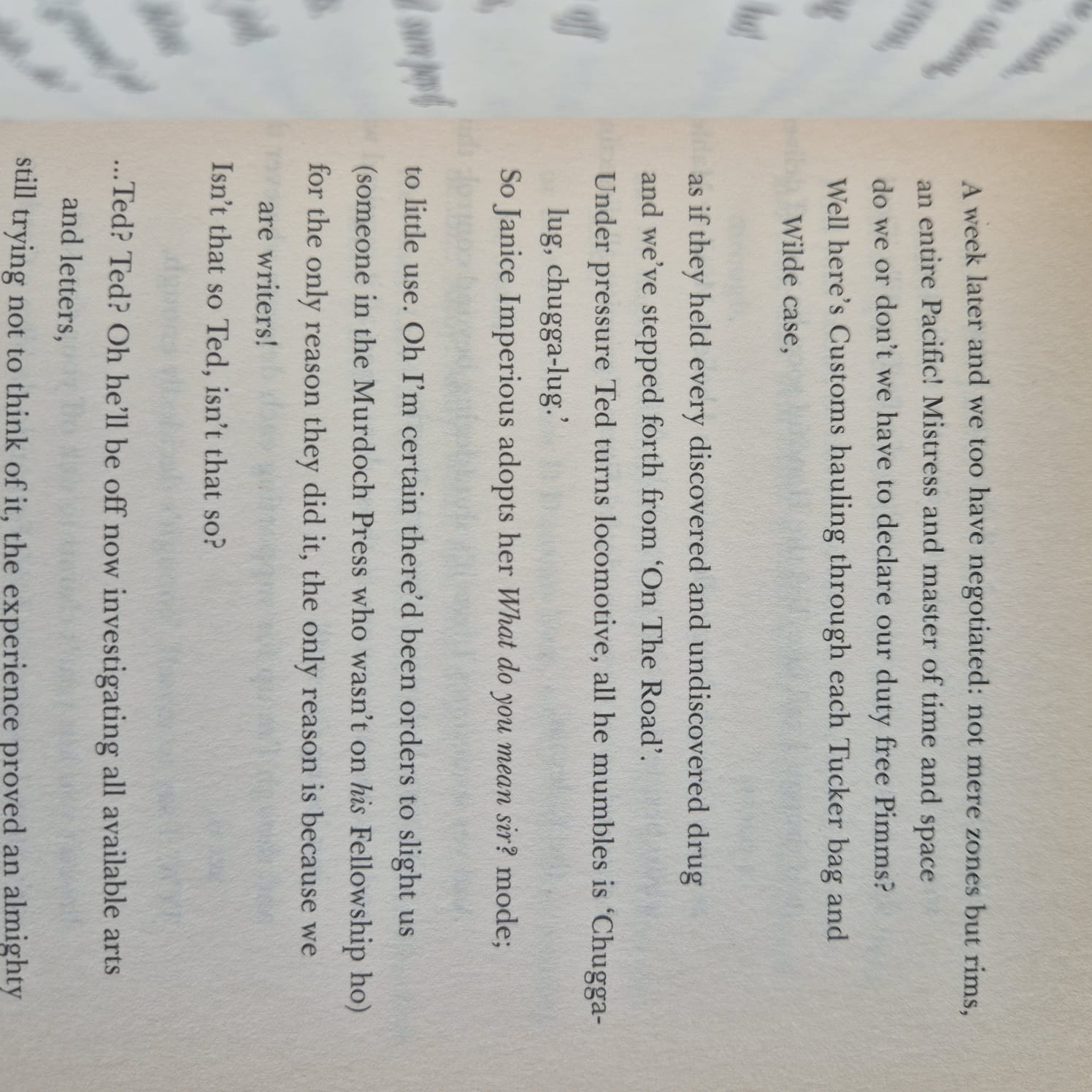 'Prepare the Cabin for Landing' by Alan Wearne