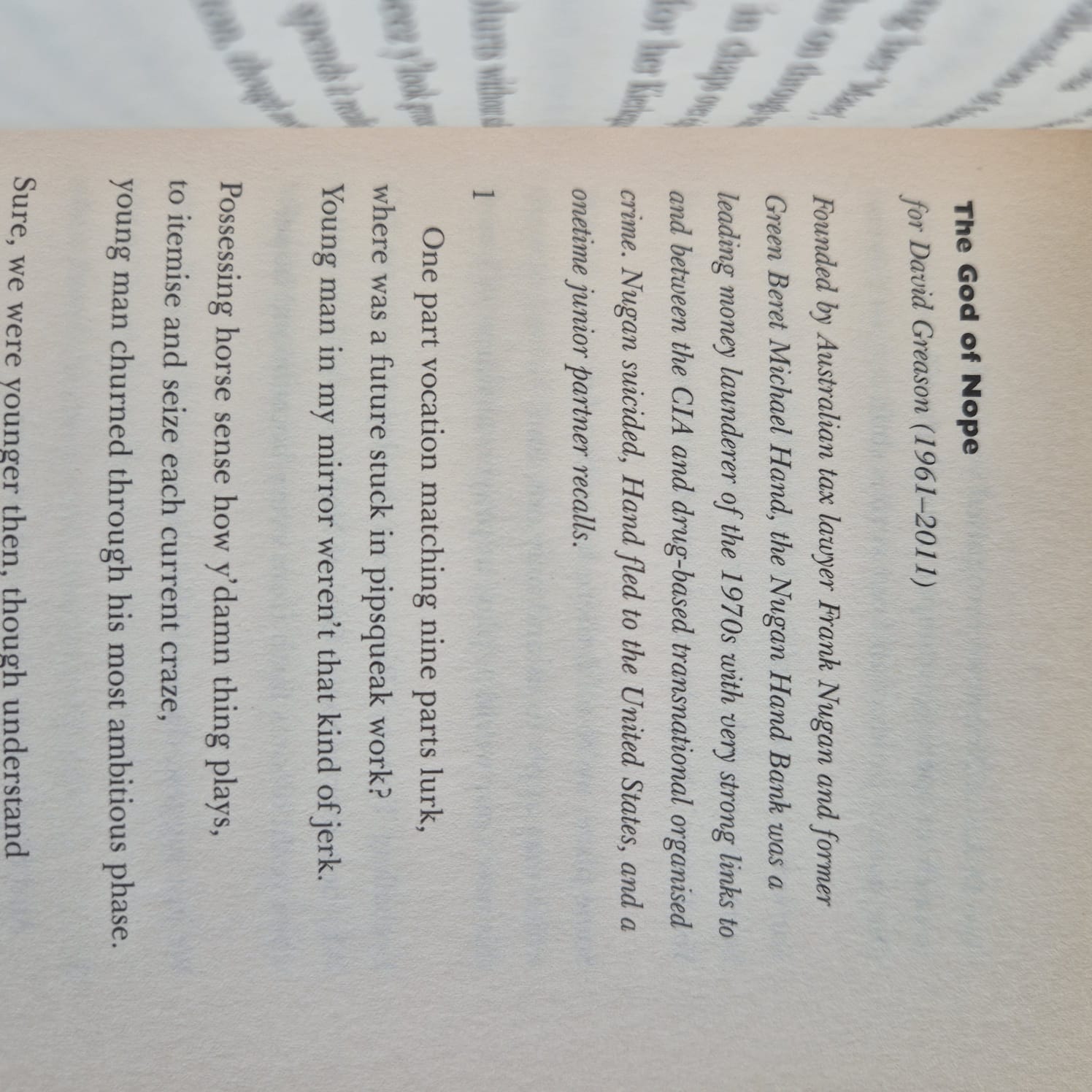 'Prepare the Cabin for Landing' by Alan Wearne