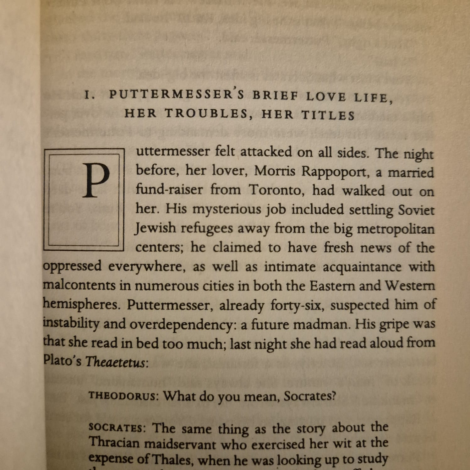'The Puttermesser Papers' by Cynthia Ozick