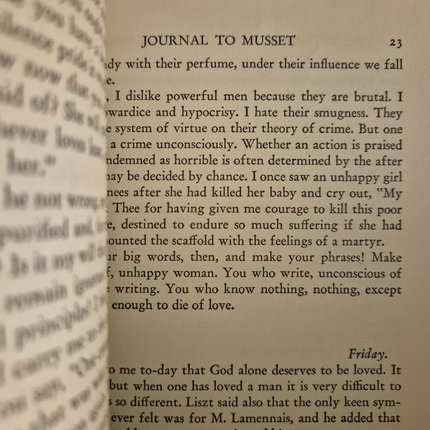 'The Intimate Journal of George Sand' by George Sand