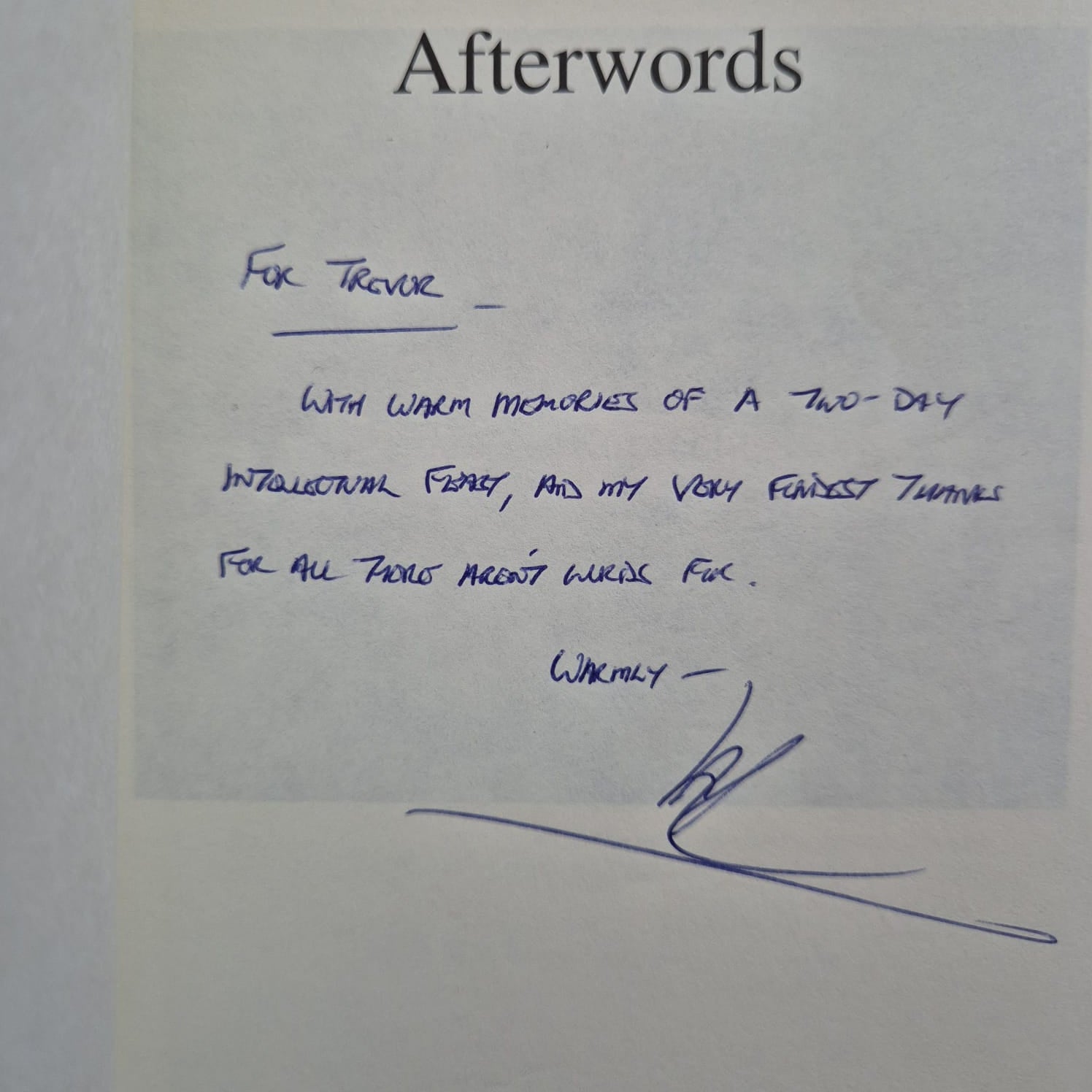 'Afterwords: Hellenism, Modernism, and the Myth of Decadence' by Louis A. Ruprecht, Jr. (signed copy)