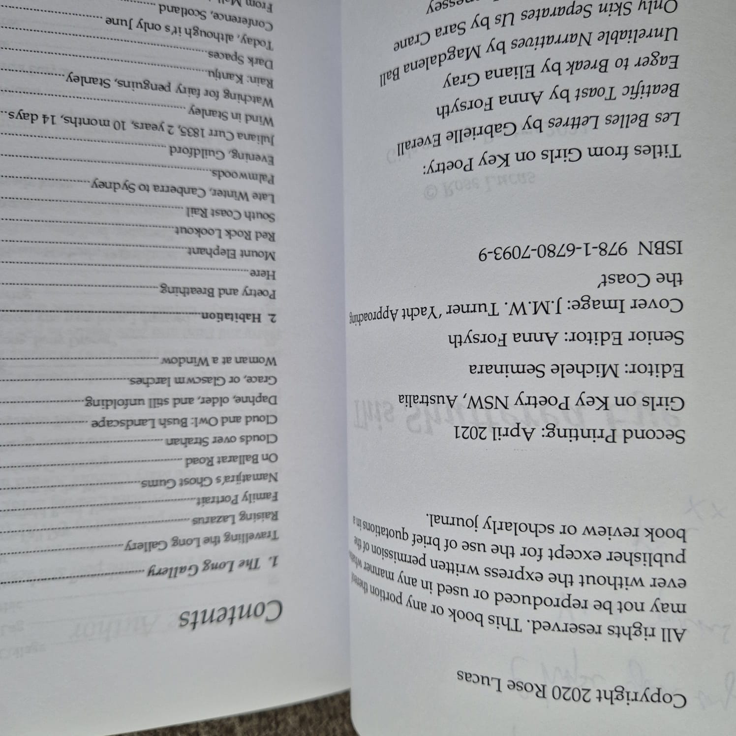 'This Shuttered Eye' by Rose Lucas (signed copy)