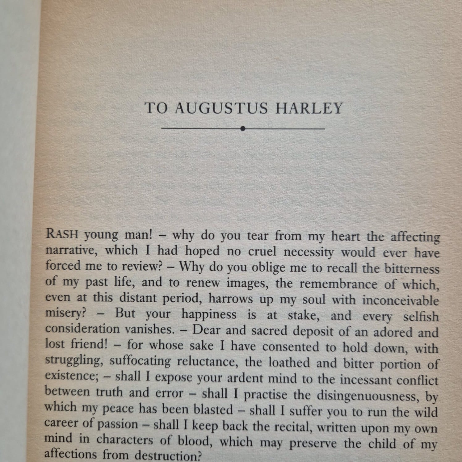 'Memoirs of Emma Courtney' by Mary Hays