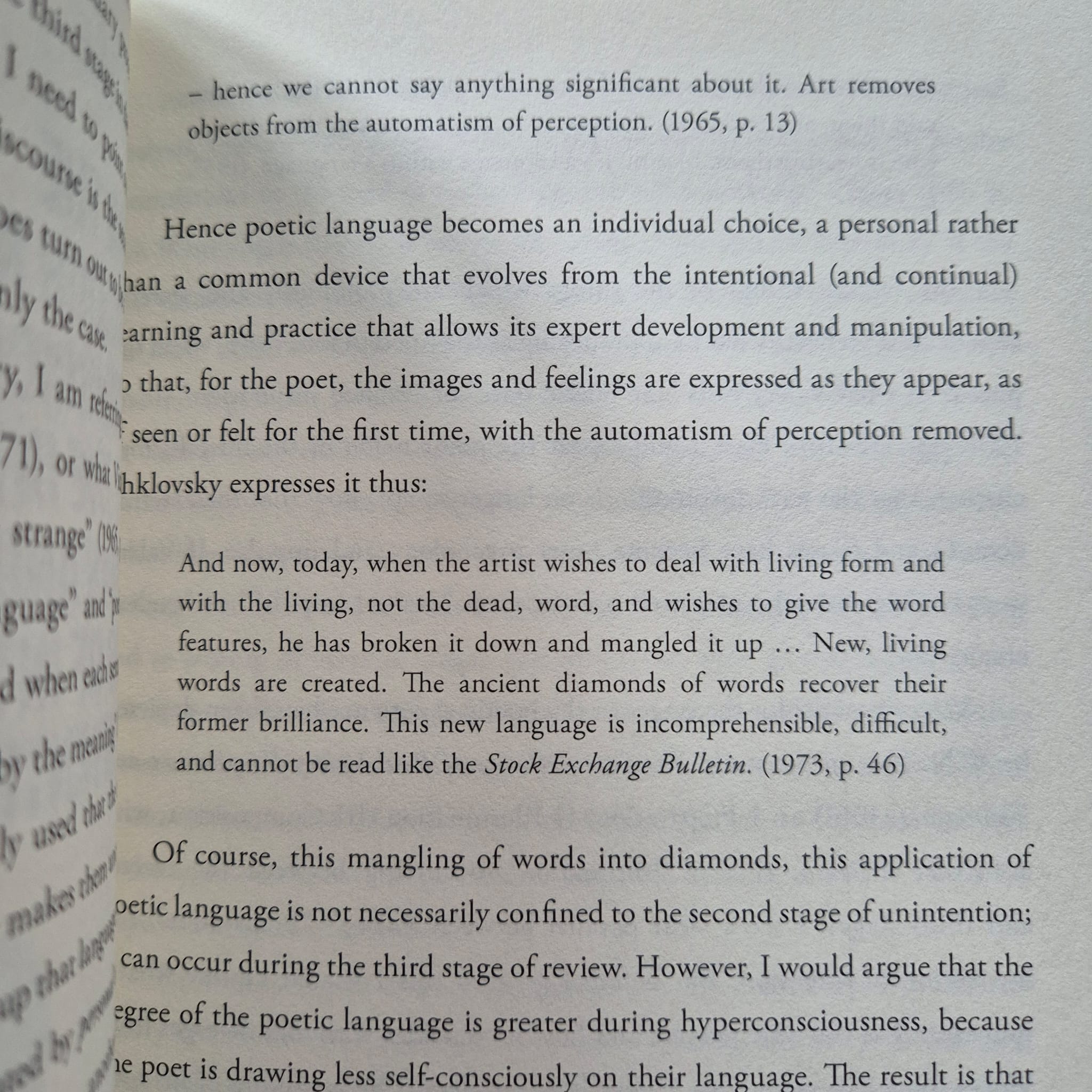 'Intention and Unintention or the Hyperconscious in Contemporary Lyric Impulse' by Grant Caldwell