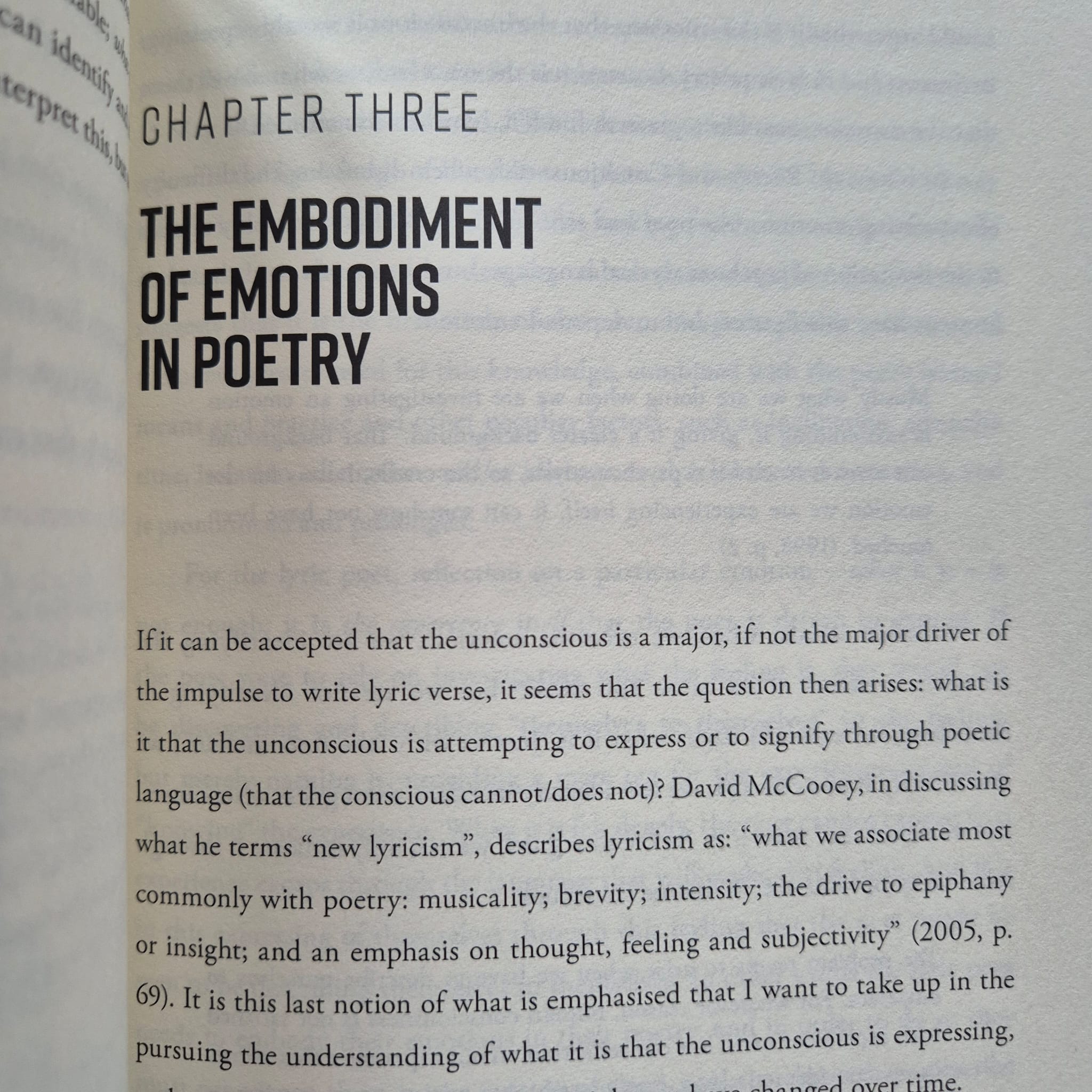 'Intention and Unintention or the Hyperconscious in Contemporary Lyric Impulse' by Grant Caldwell