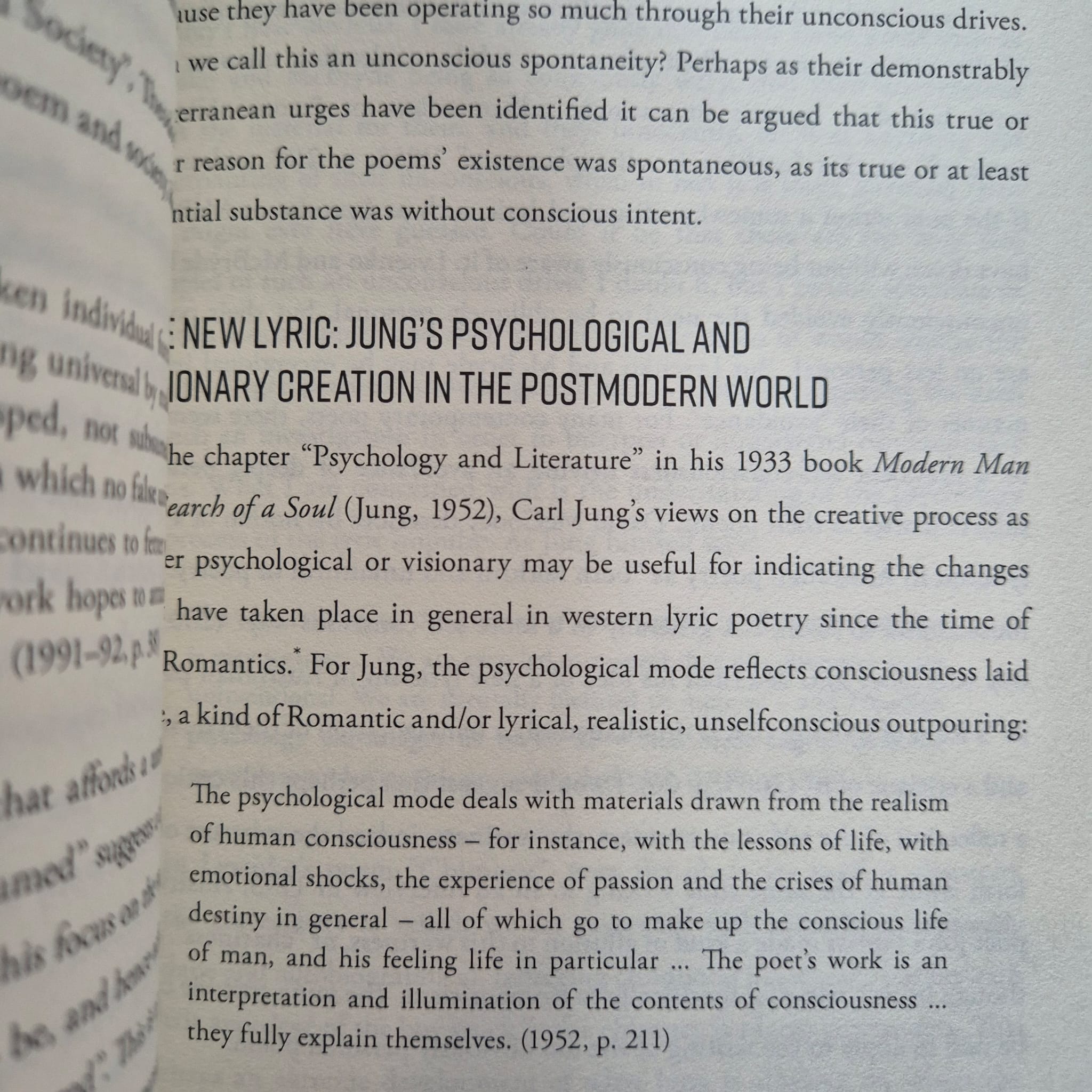 'Intention and Unintention or the Hyperconscious in Contemporary Lyric Impulse' by Grant Caldwell